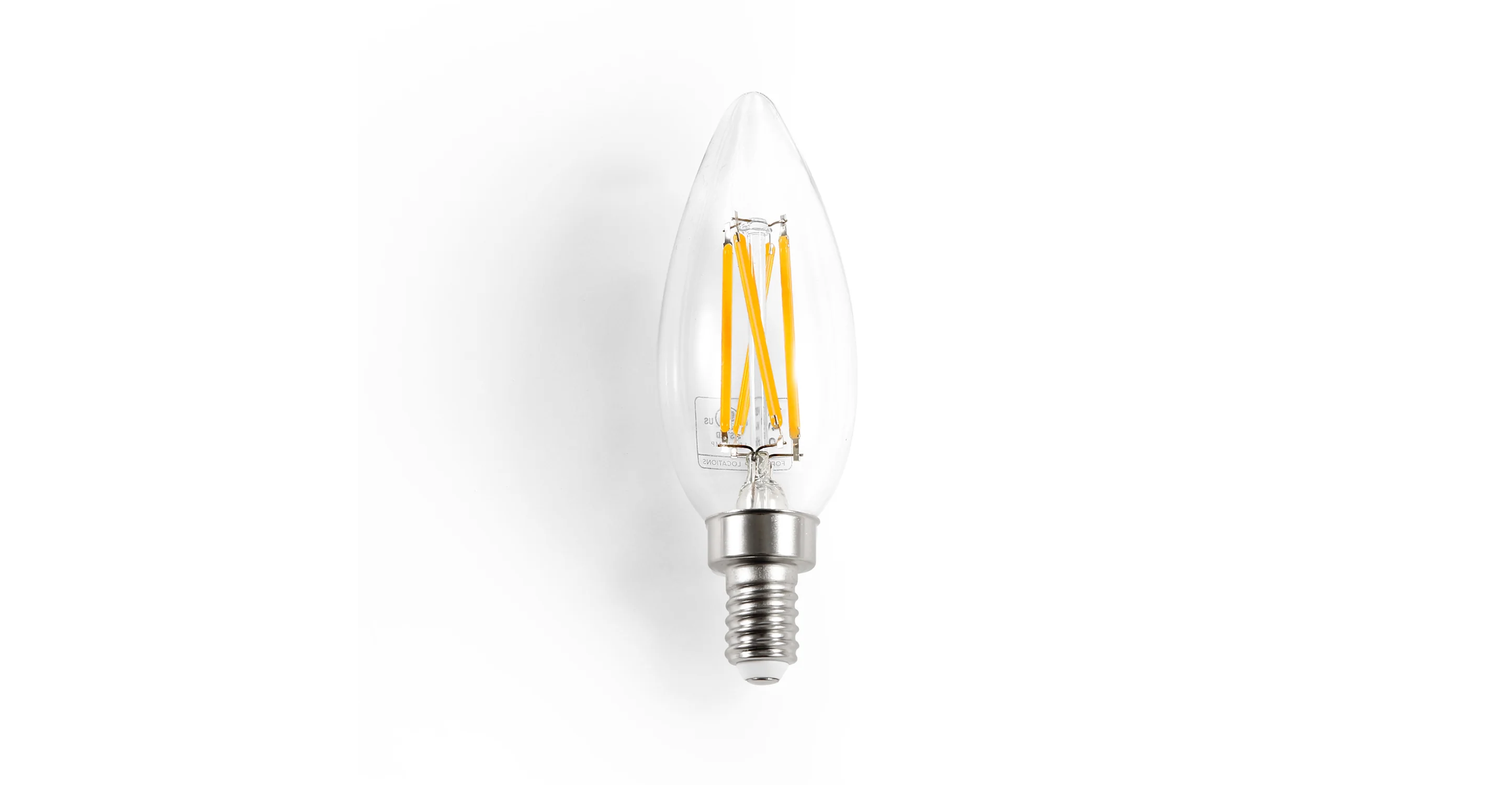 Arden C32 Clear LED Filament Light Bulbs - Image 6