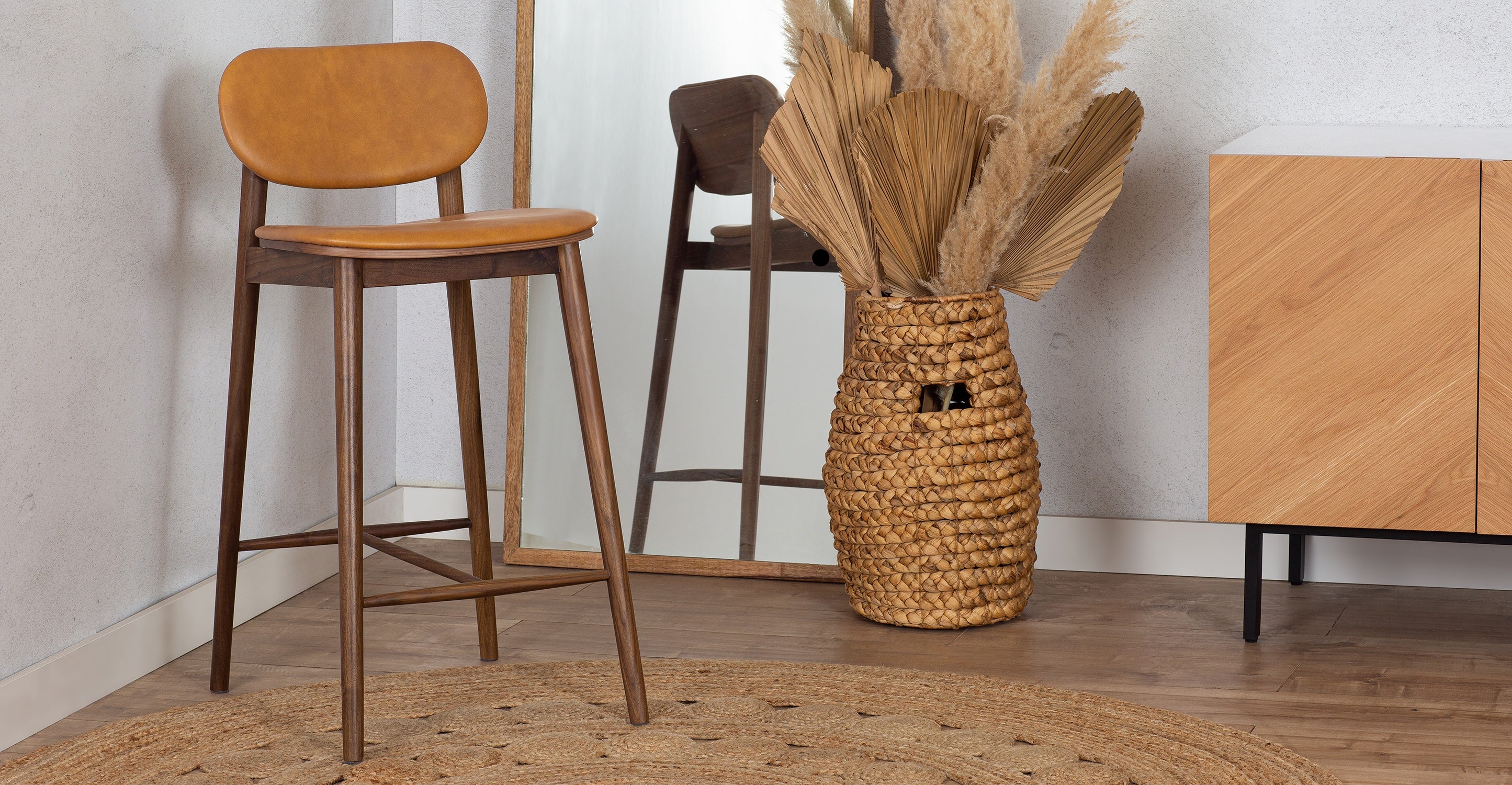 Bonato Leather Counter Stool - Image 28