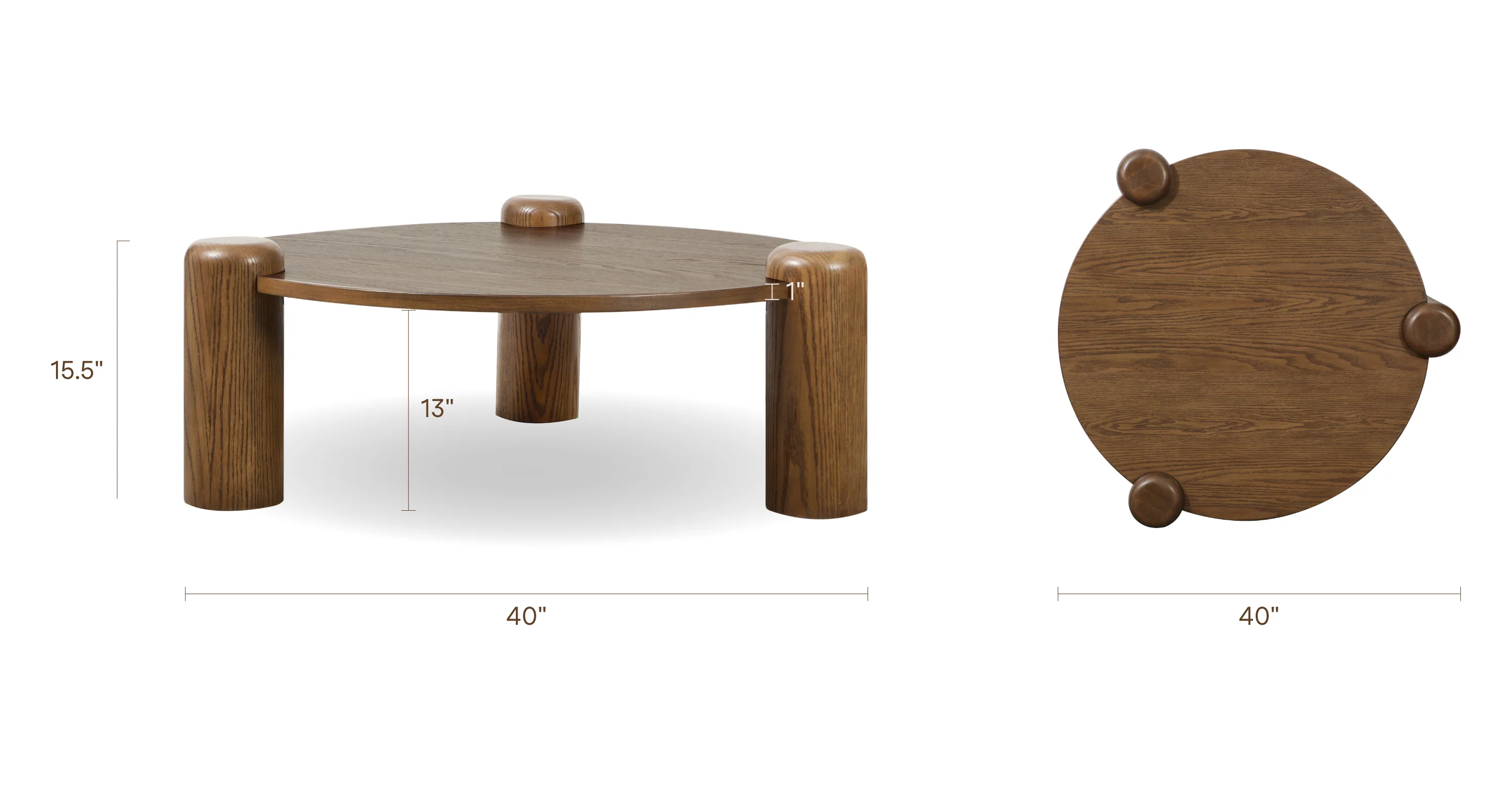 Chordo 39.4" Coffee Table - Image 12
