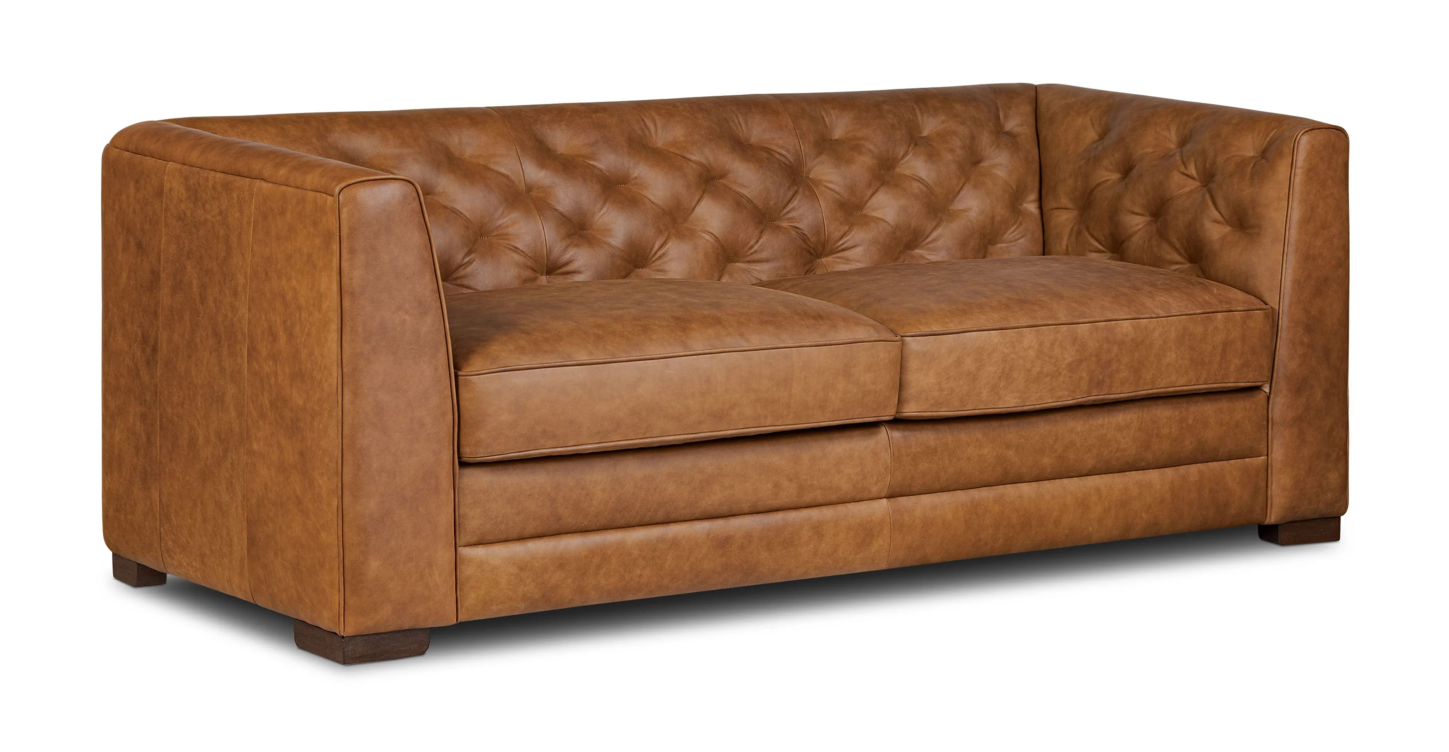 Essex 86" Leather Pull-Out Convertible Sleeper Sofa - Image 3