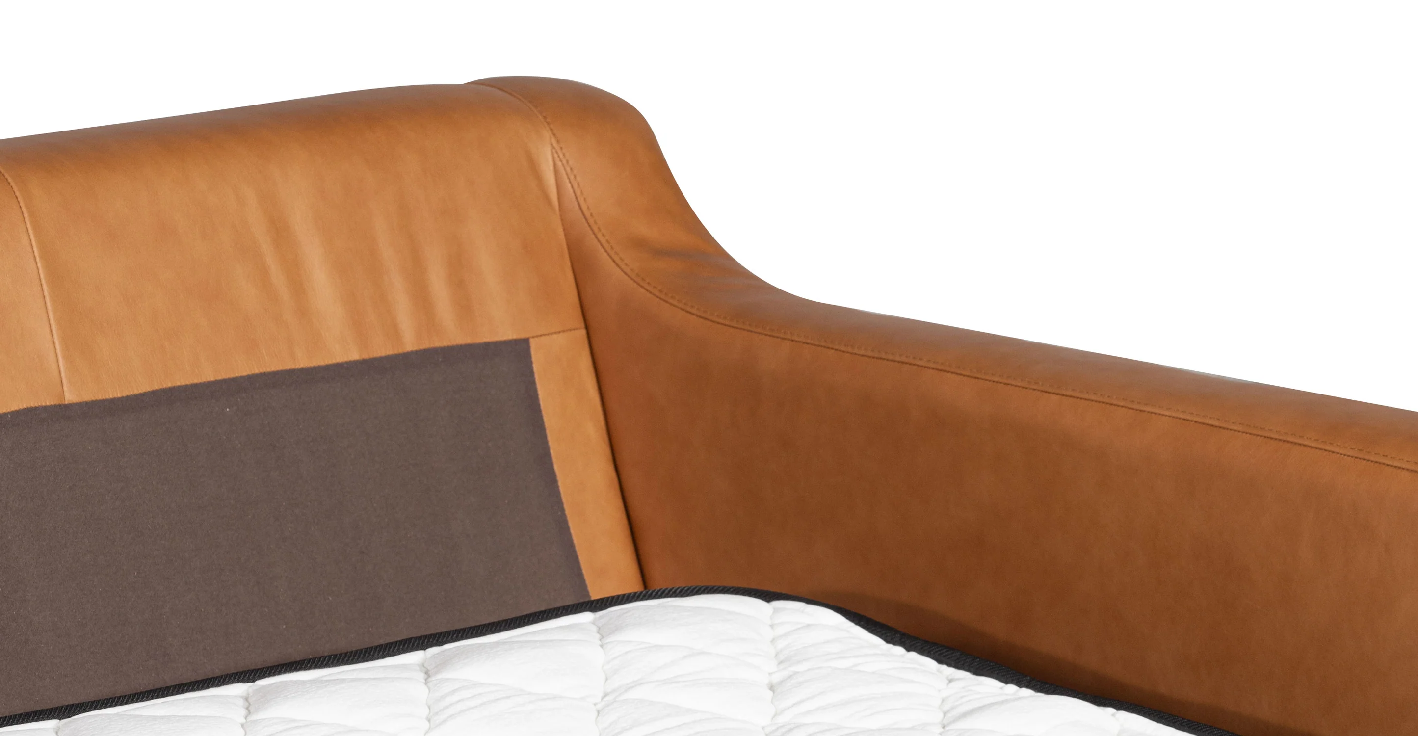 Harper Leather Pull-Out Convertible Sleeper Sofa (82") - Image 14