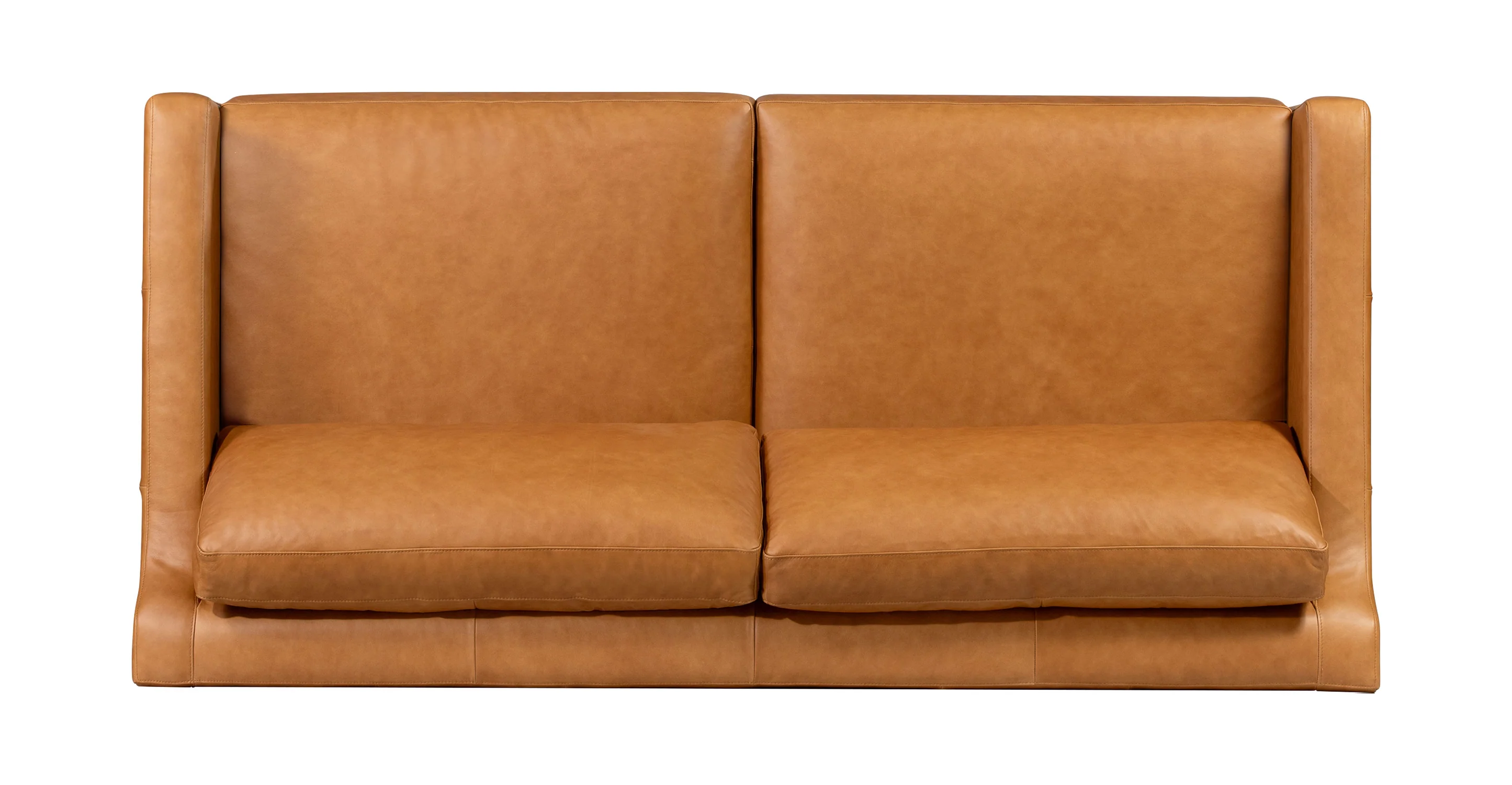 Harper Leather Pull-Out Convertible Sleeper Sofa (82") - Image 8