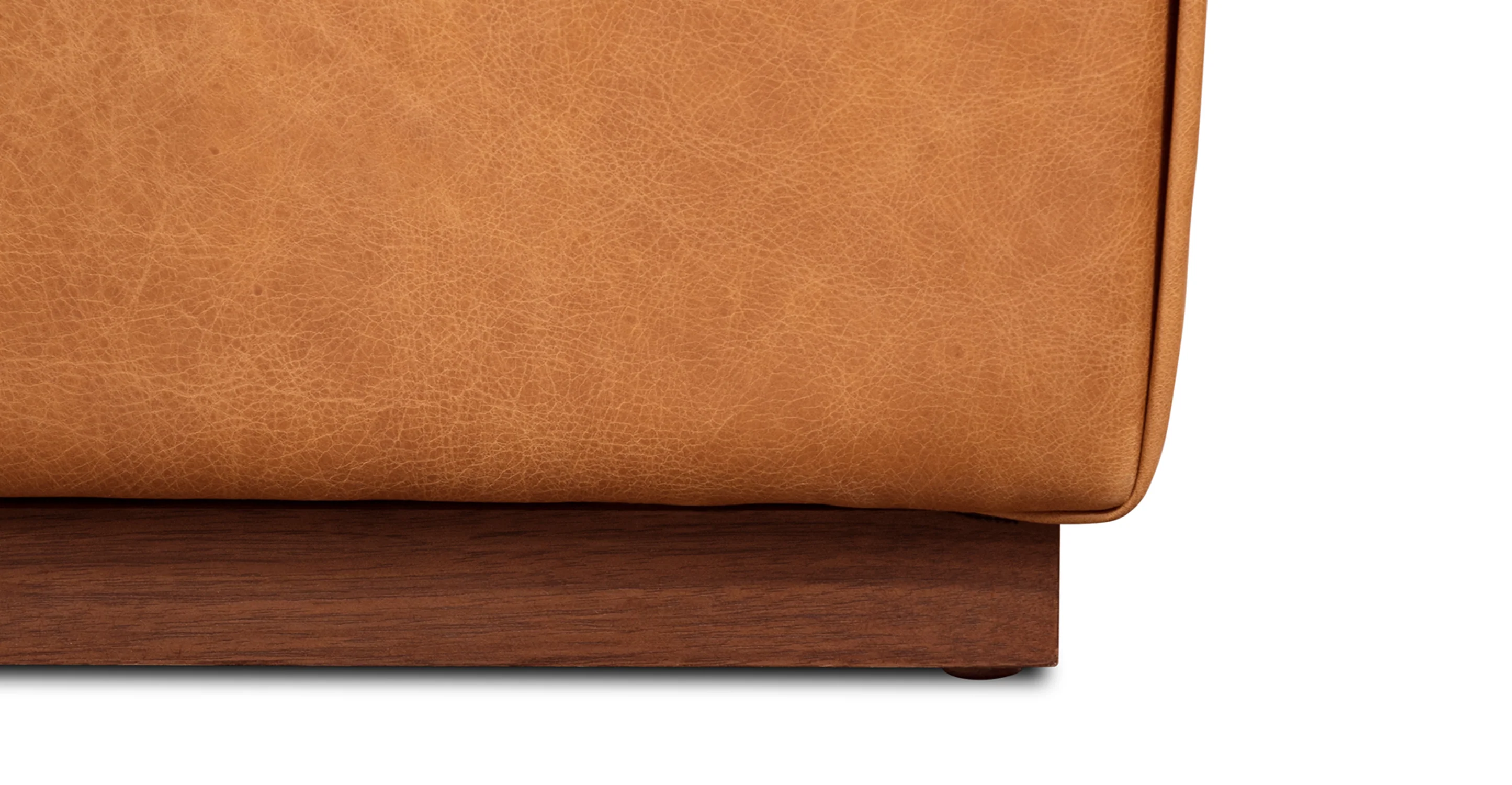 Jarmo Leather Ottoman with Walnut Table - Image 8