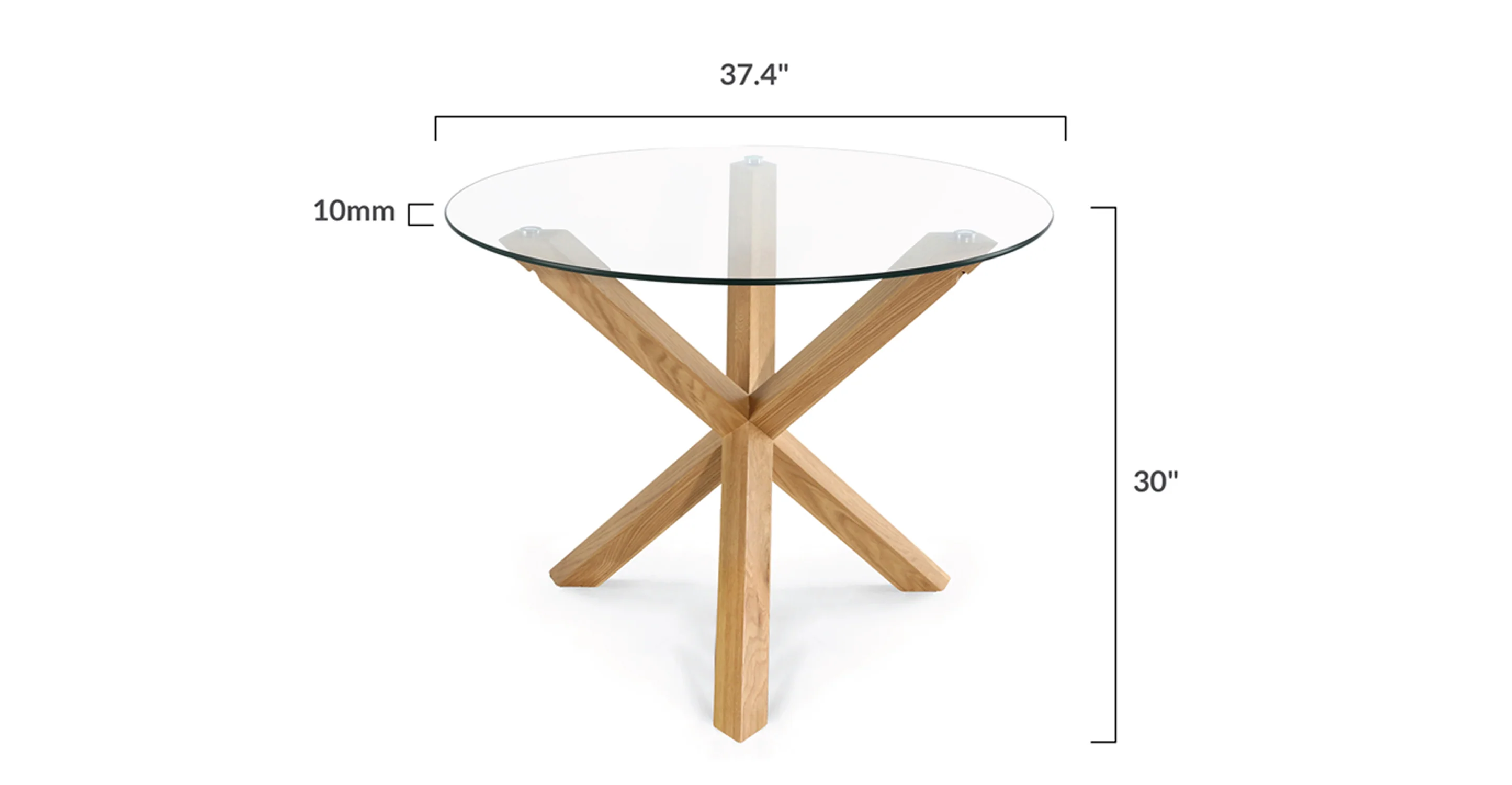Kennedy Round Dining Table (37.4") - Image 18