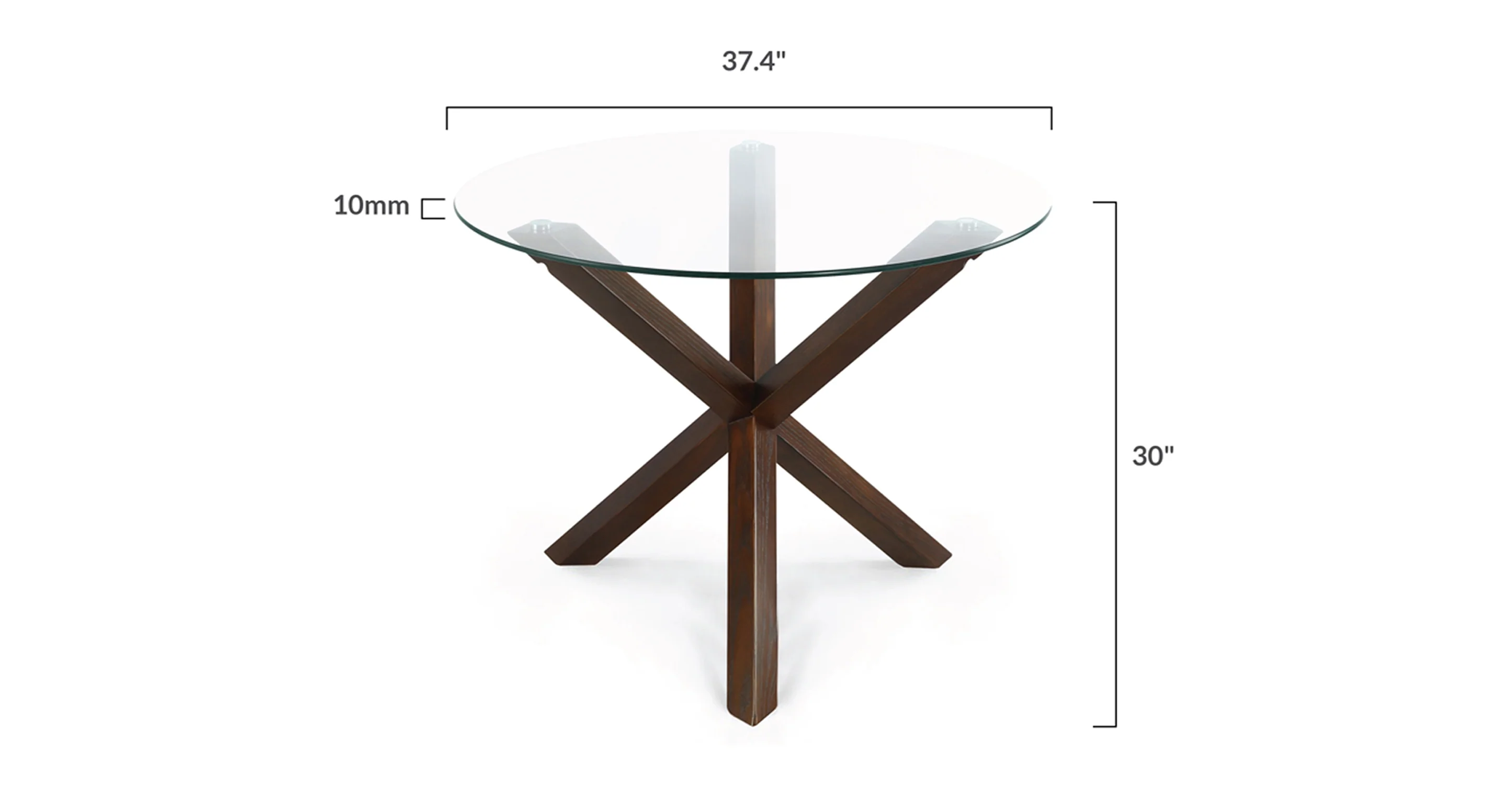 Kennedy Round Dining Table (37.4") - Image 32