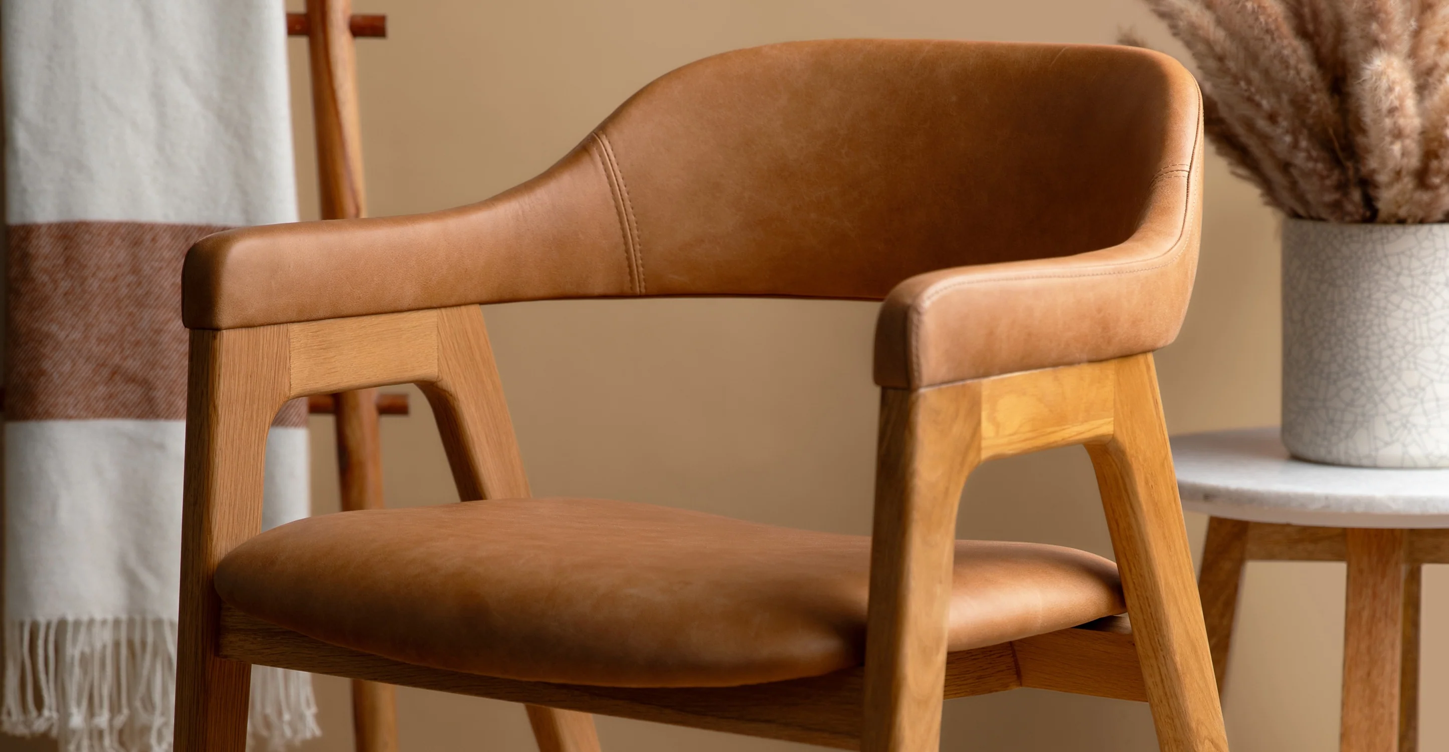 Lando Leather Dining Chair - Image 16