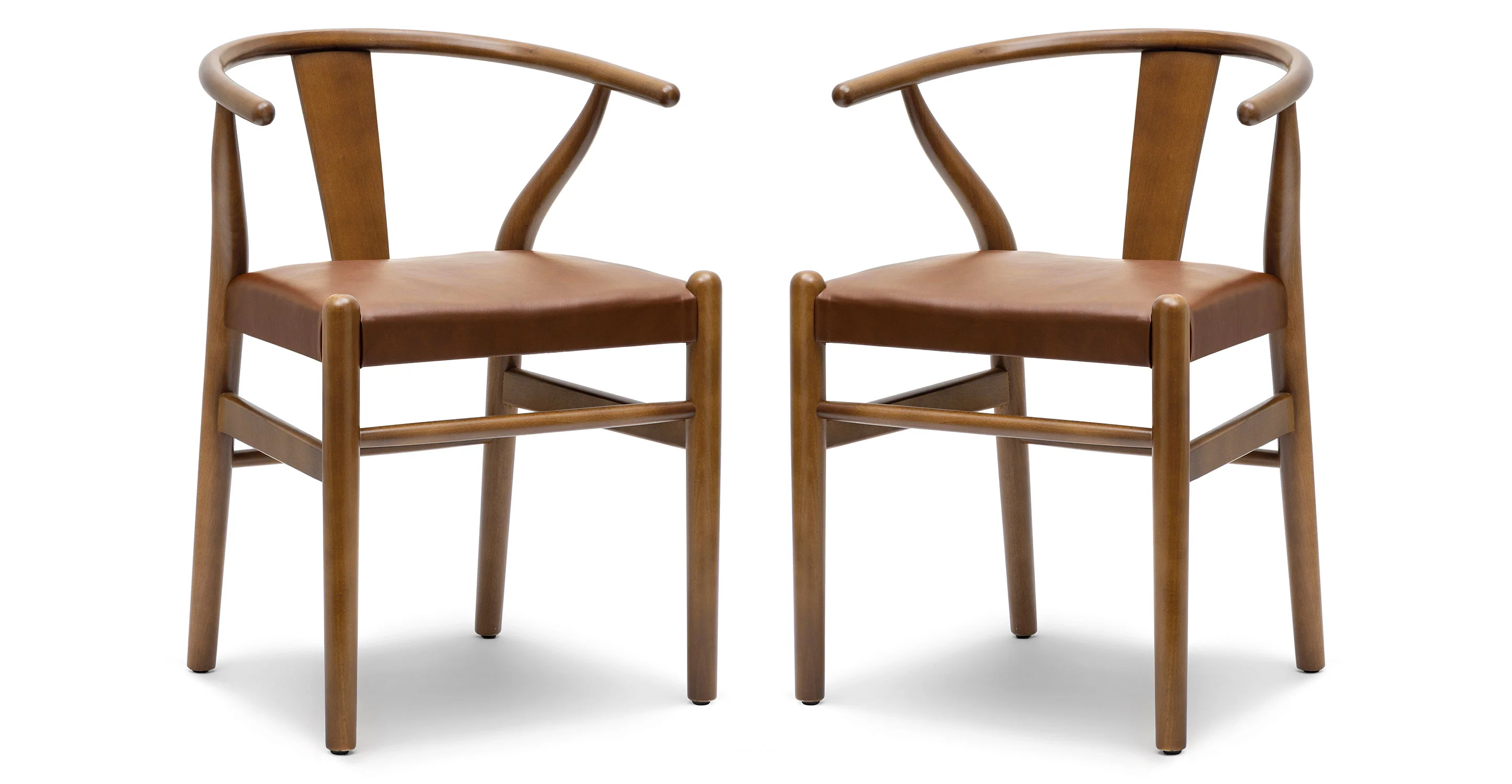 Lev Vegan Leather Dining Chair - Image 2