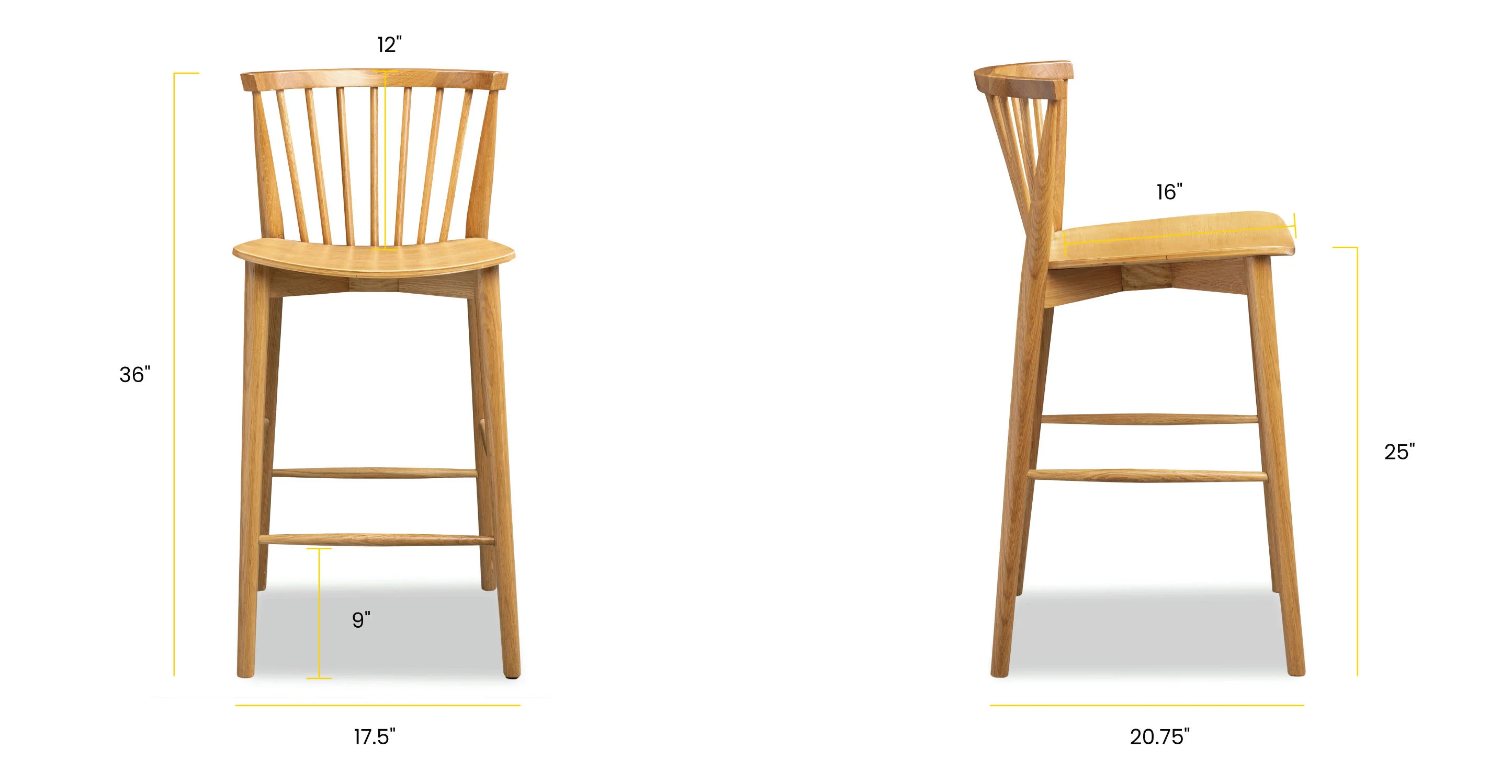 Ligna Counter Stool - Image 14