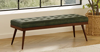 Luca Leather Bench - Image 81