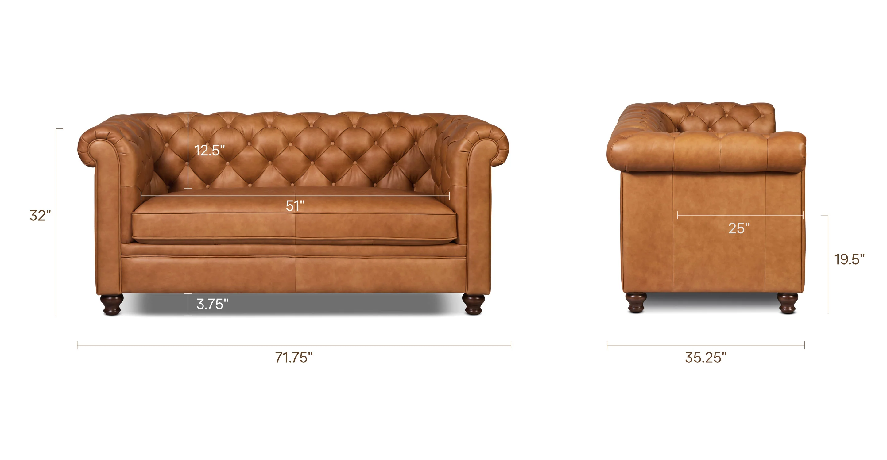 Lyon 72" Apartment Sofa - Image 22