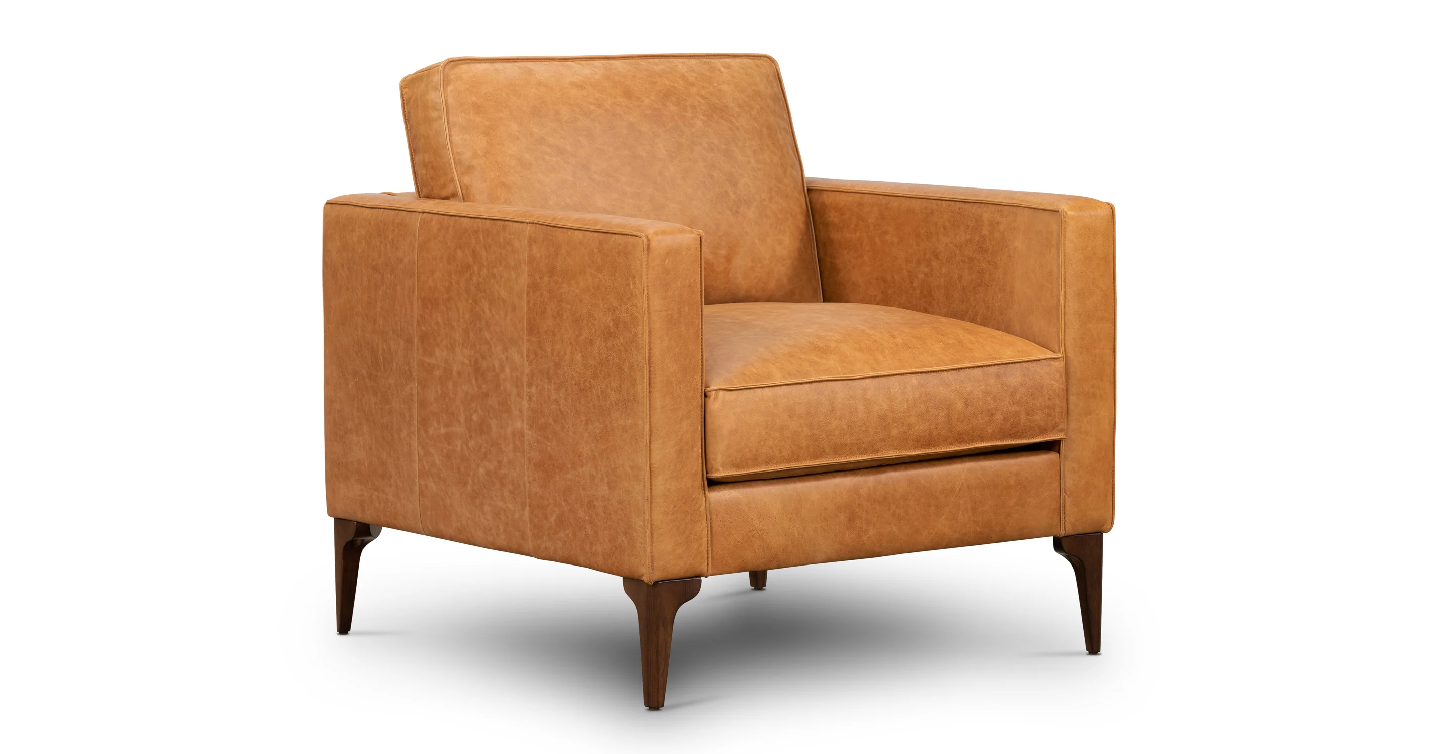 Mateo Leather Lounge Chair - Image 2