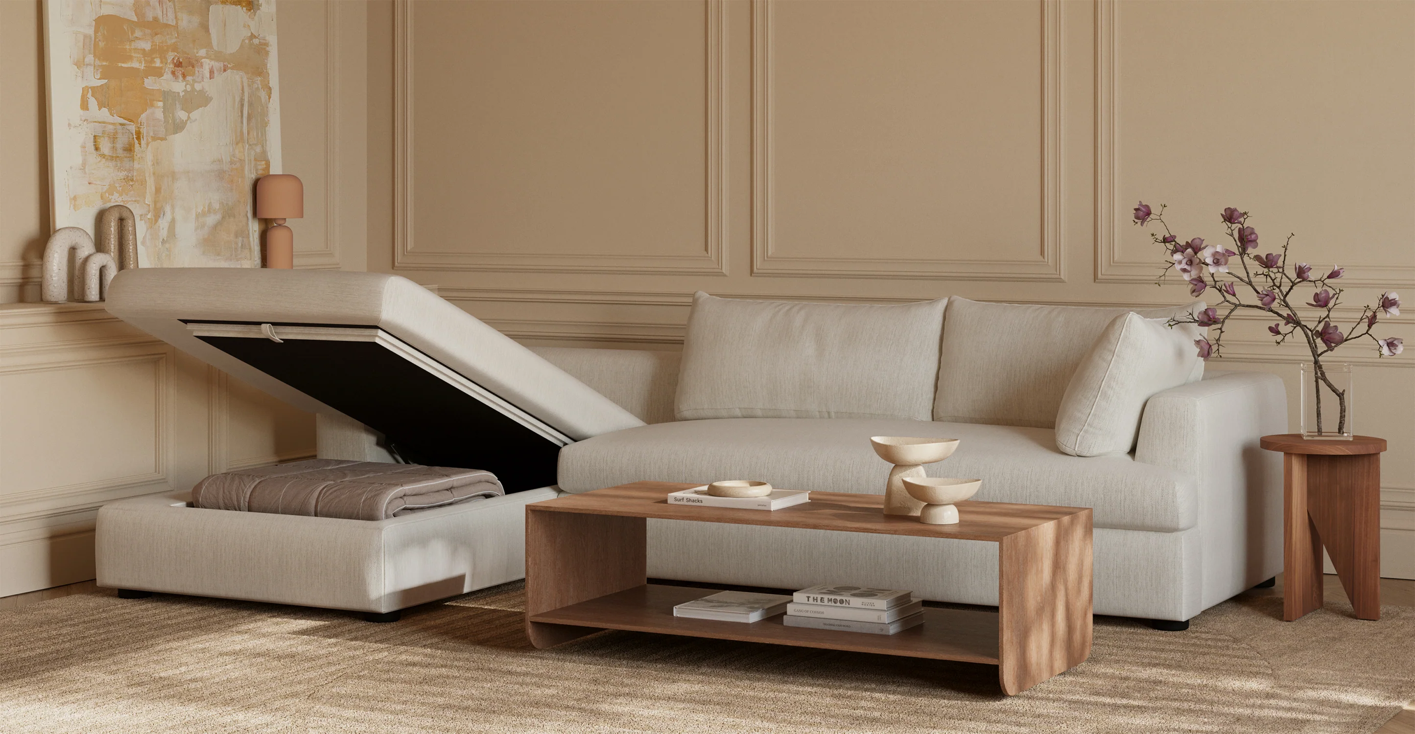 Milo Left-facing Sleeper Sectional - Image 4