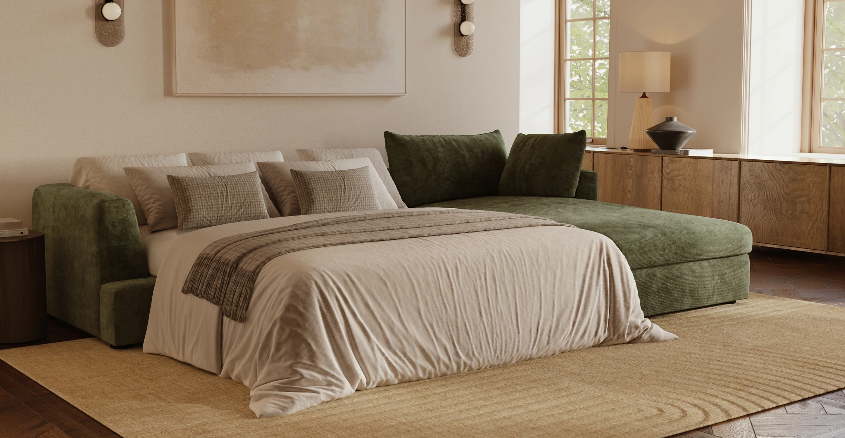 Milo Right-facing Sleeper Sectional - Image 4