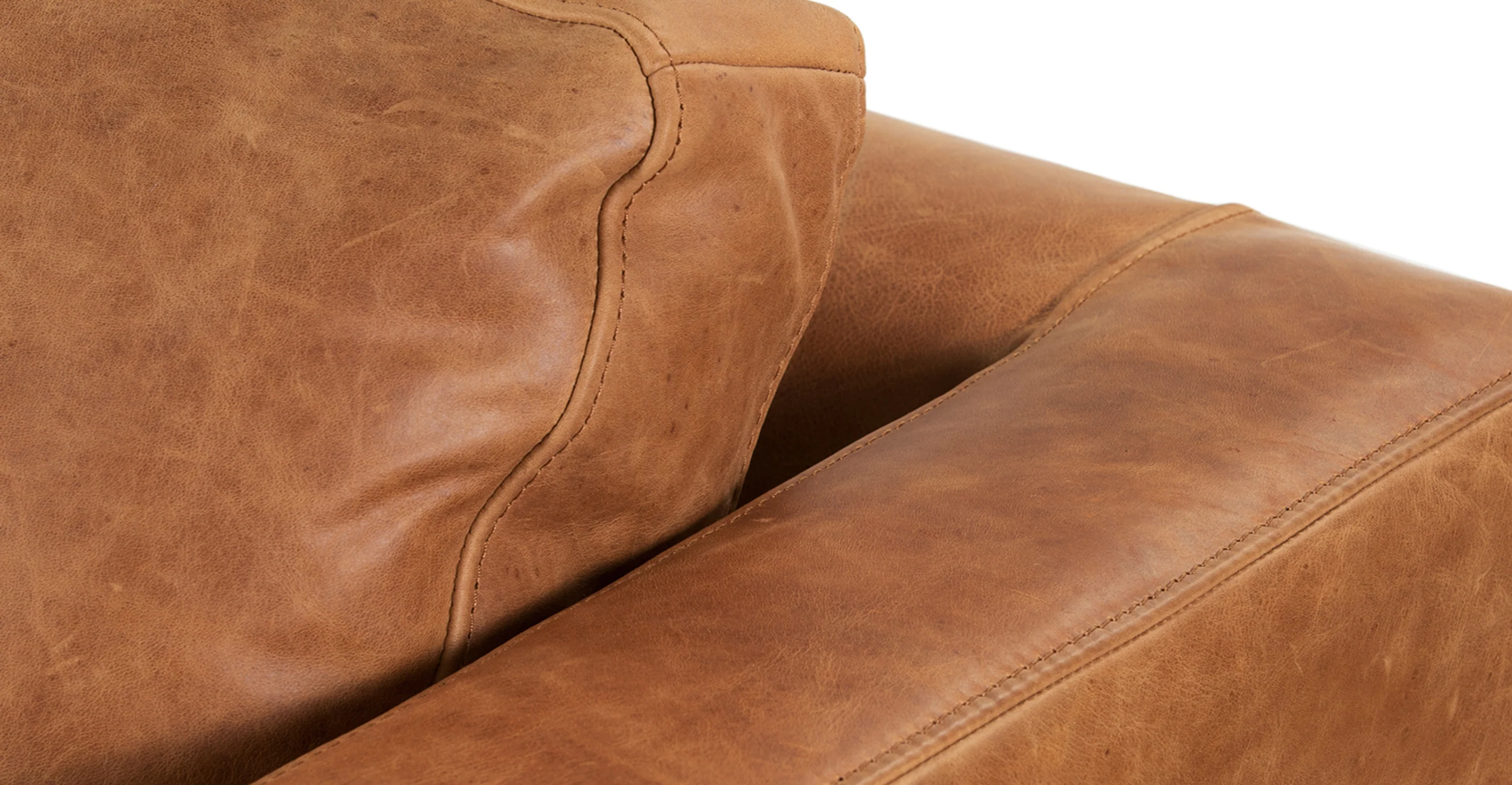 Napa 82" Leather Pull-Out Convertible Sleeper Sofa - Image 16