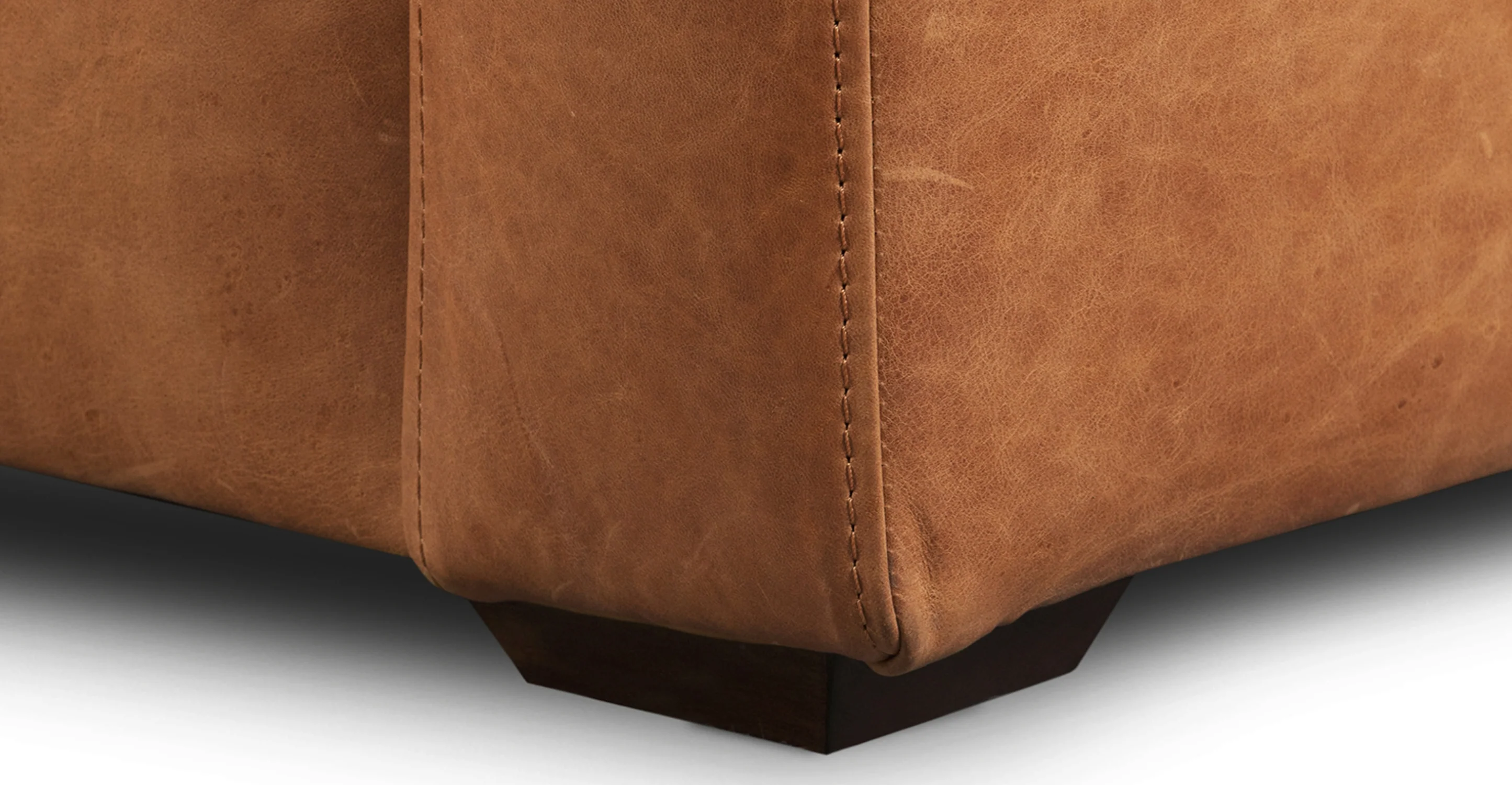 Napa 82" Leather Pull-Out Convertible Sleeper Sofa - Image 18