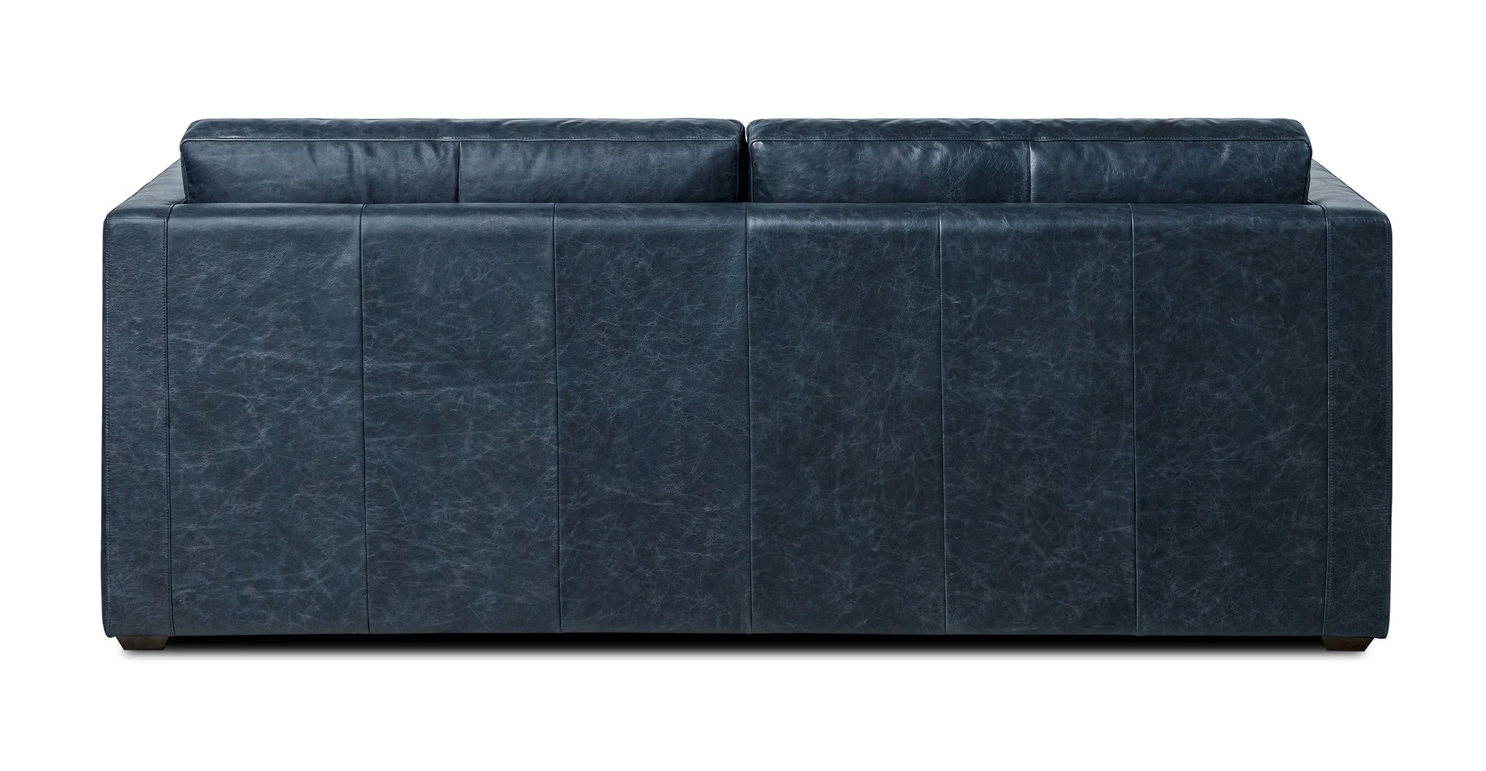 Napa 82" Leather Pull-Out Convertible Sleeper Sofa - Image 35