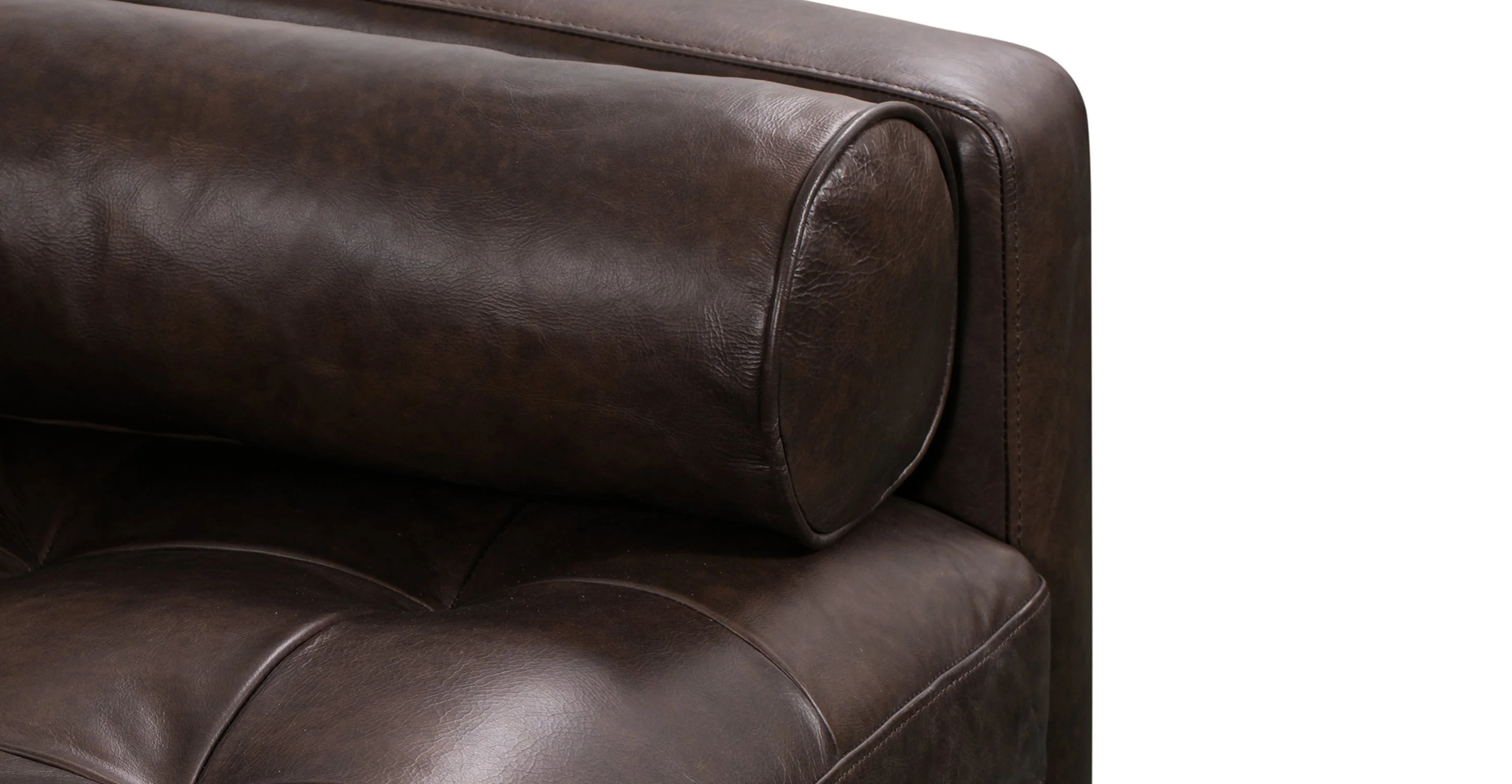 Napa Leather Sofa 88.5” - Image 40
