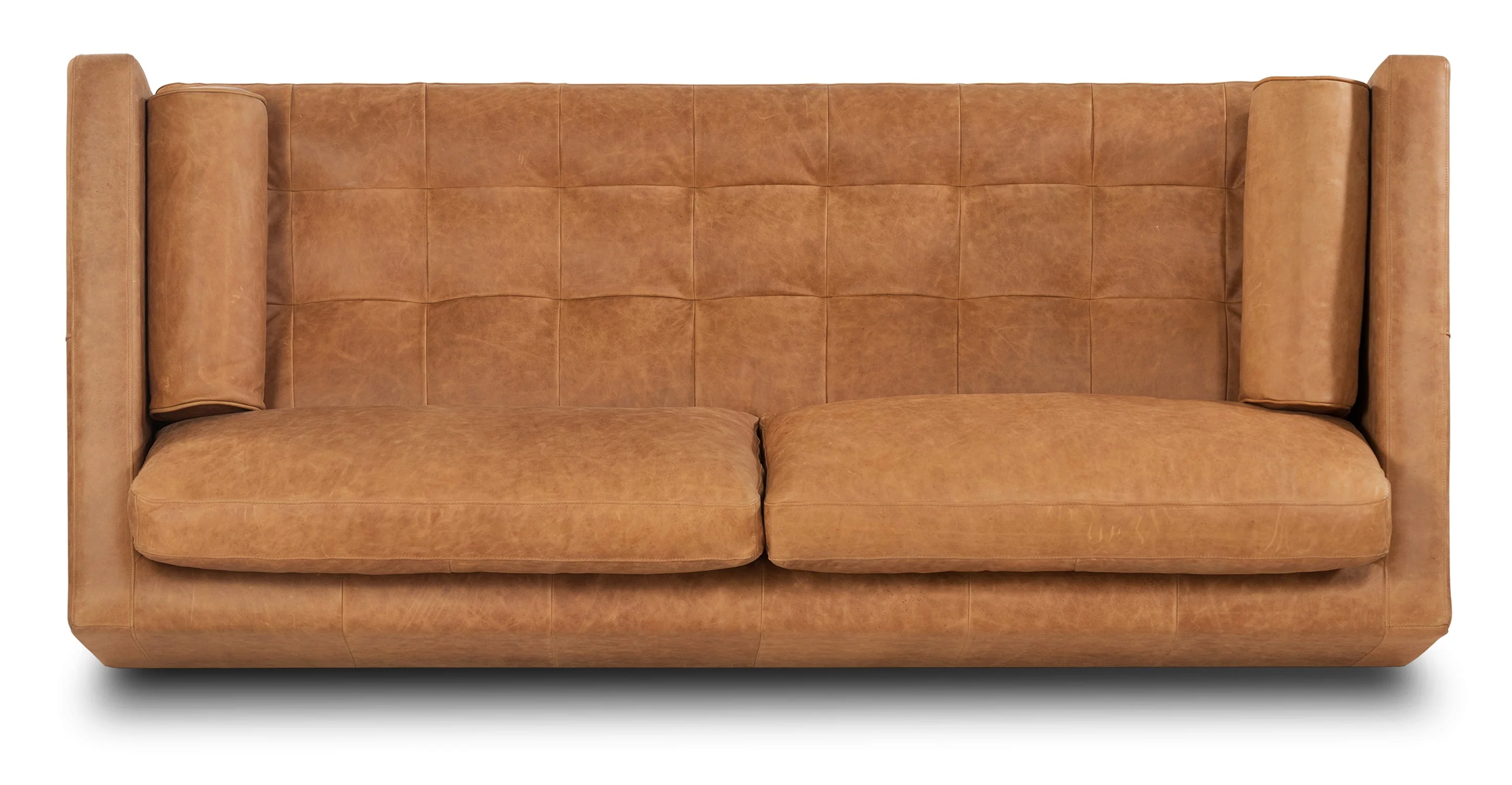 Napa Leather Sofa 88.5” - Image 8