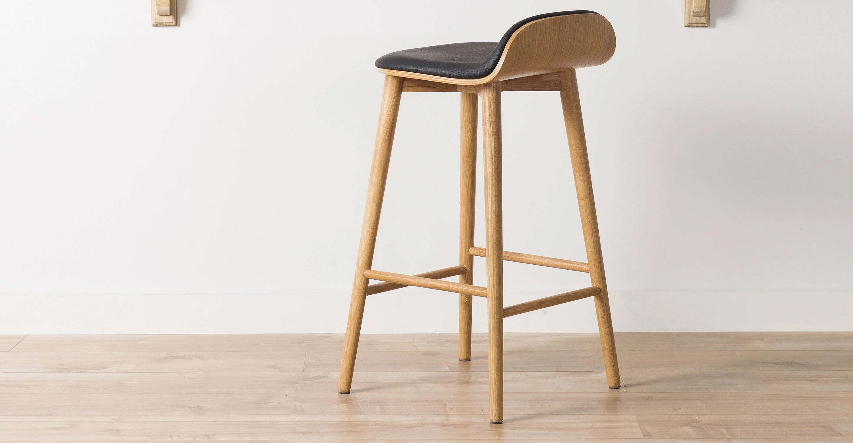 Notello Leather Counter Stool - Image 15