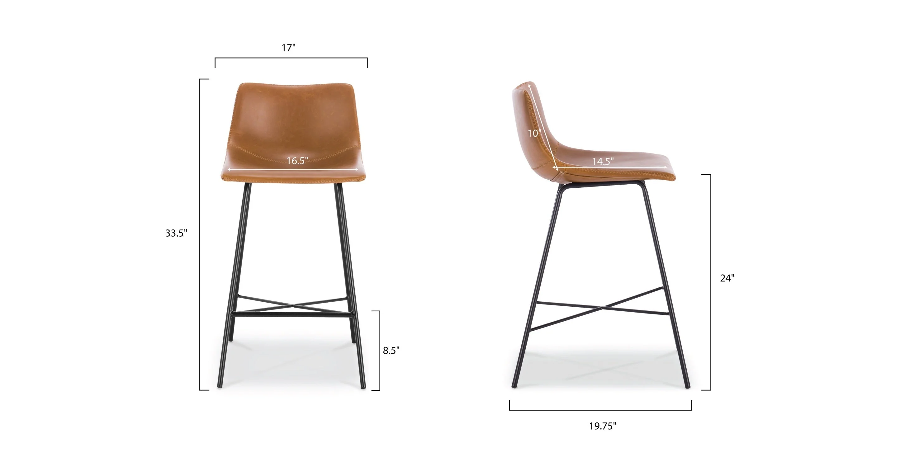 Paxton 24” Counter Height Stool - Image 42