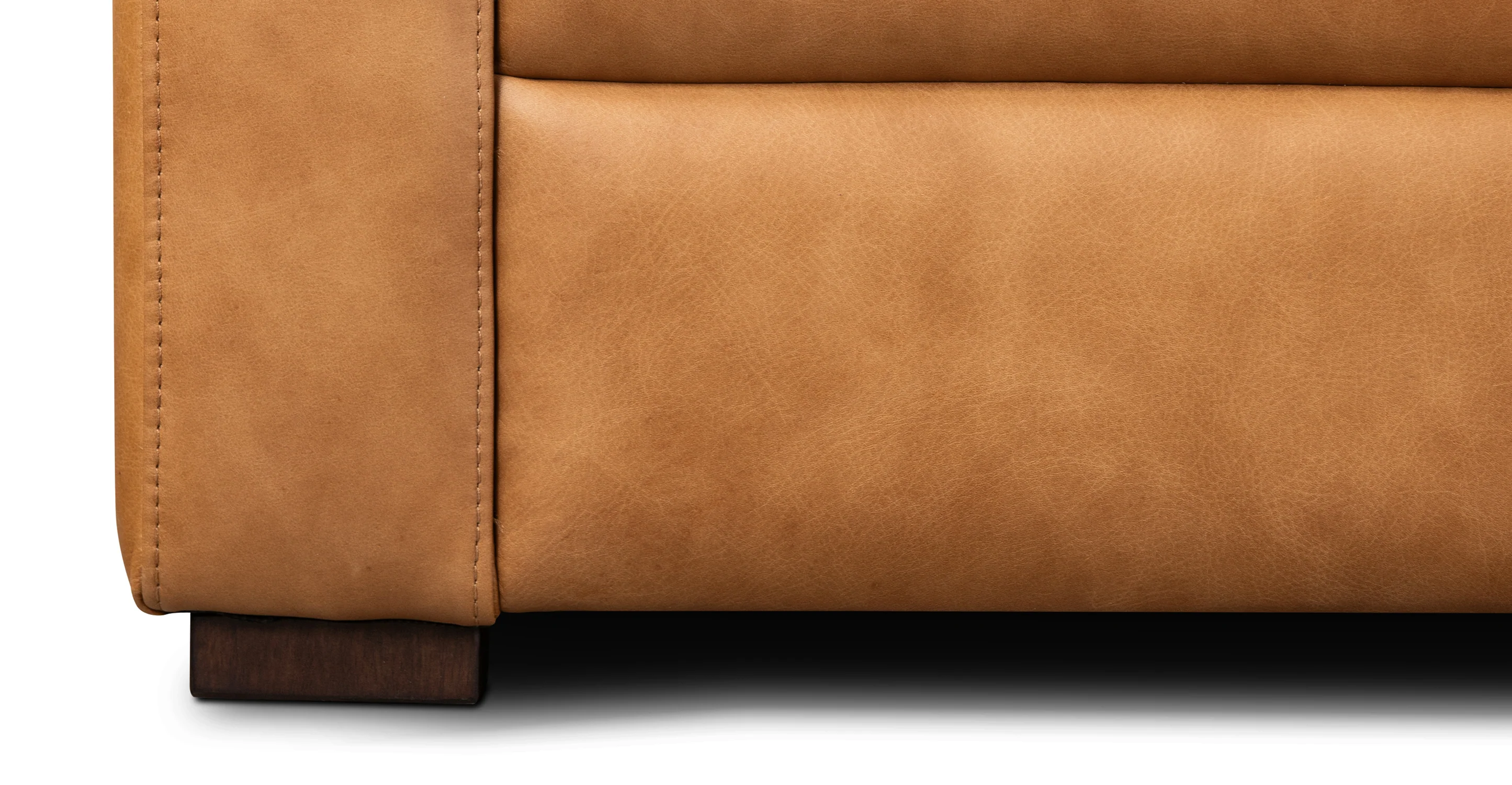 Sorrento Leather Pull-Out Convertible Sleeper Sofa - Image 16