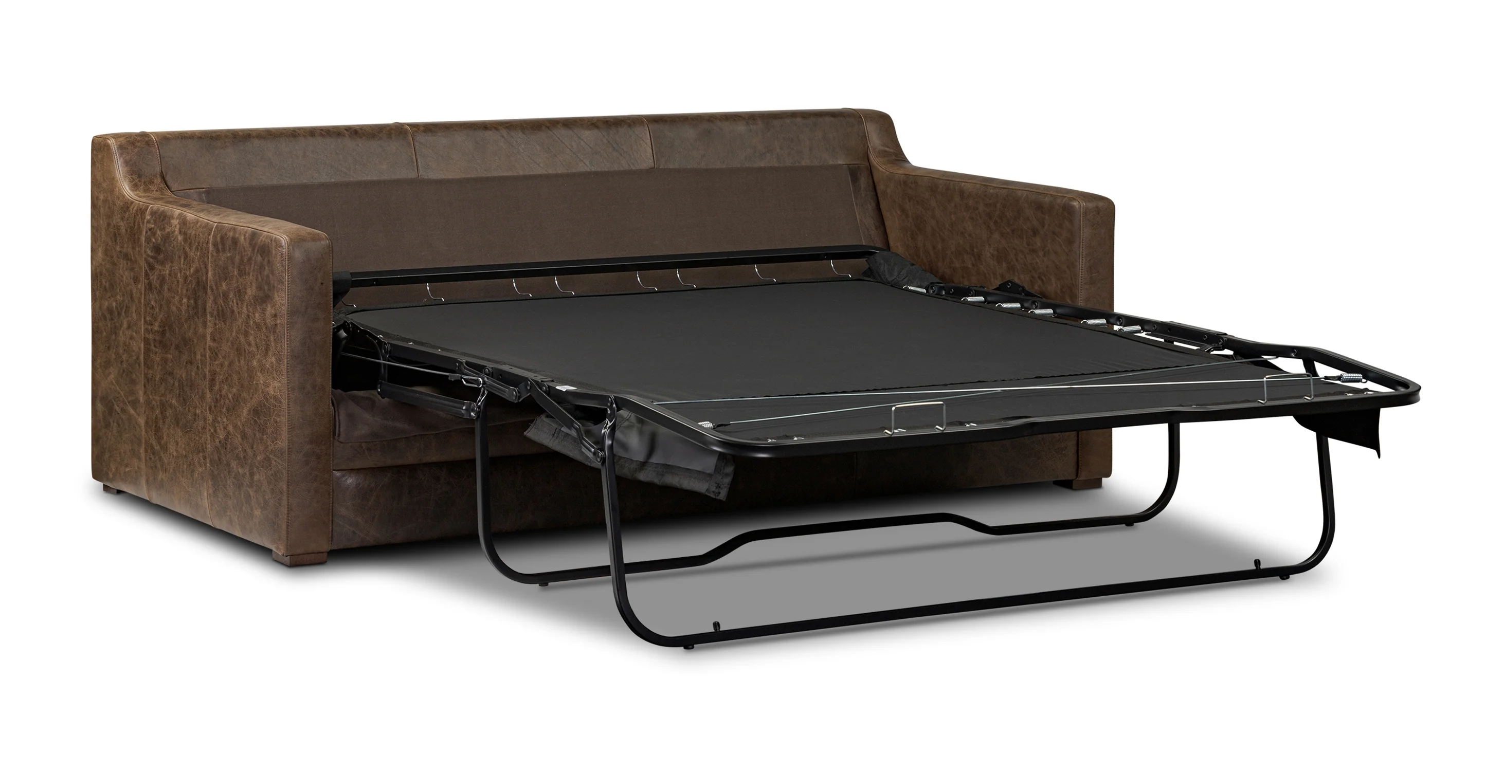Sorrento Leather Pull-Out Convertible Sleeper Sofa - Image 39