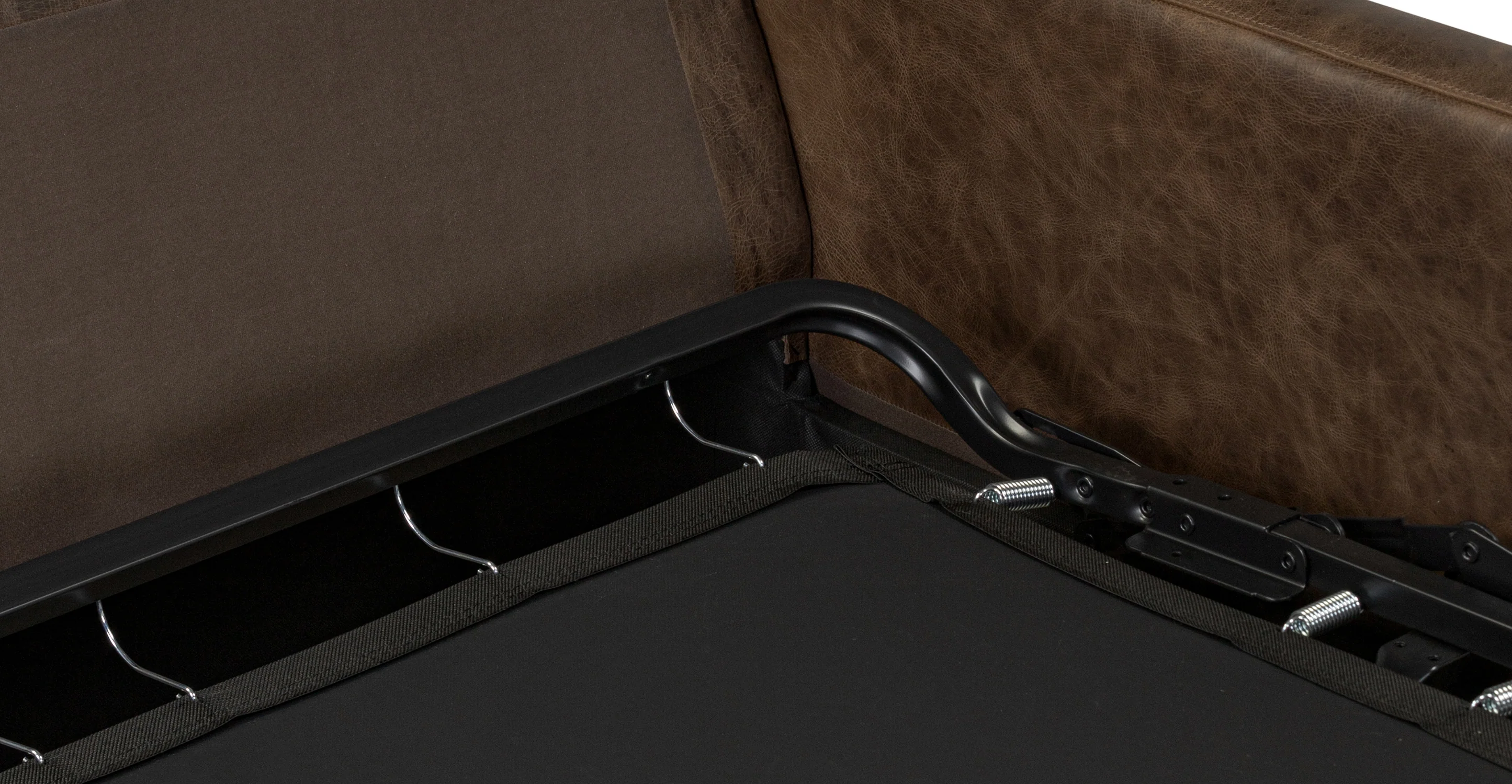 Sorrento Leather Pull-Out Convertible Sleeper Sofa - Image 44
