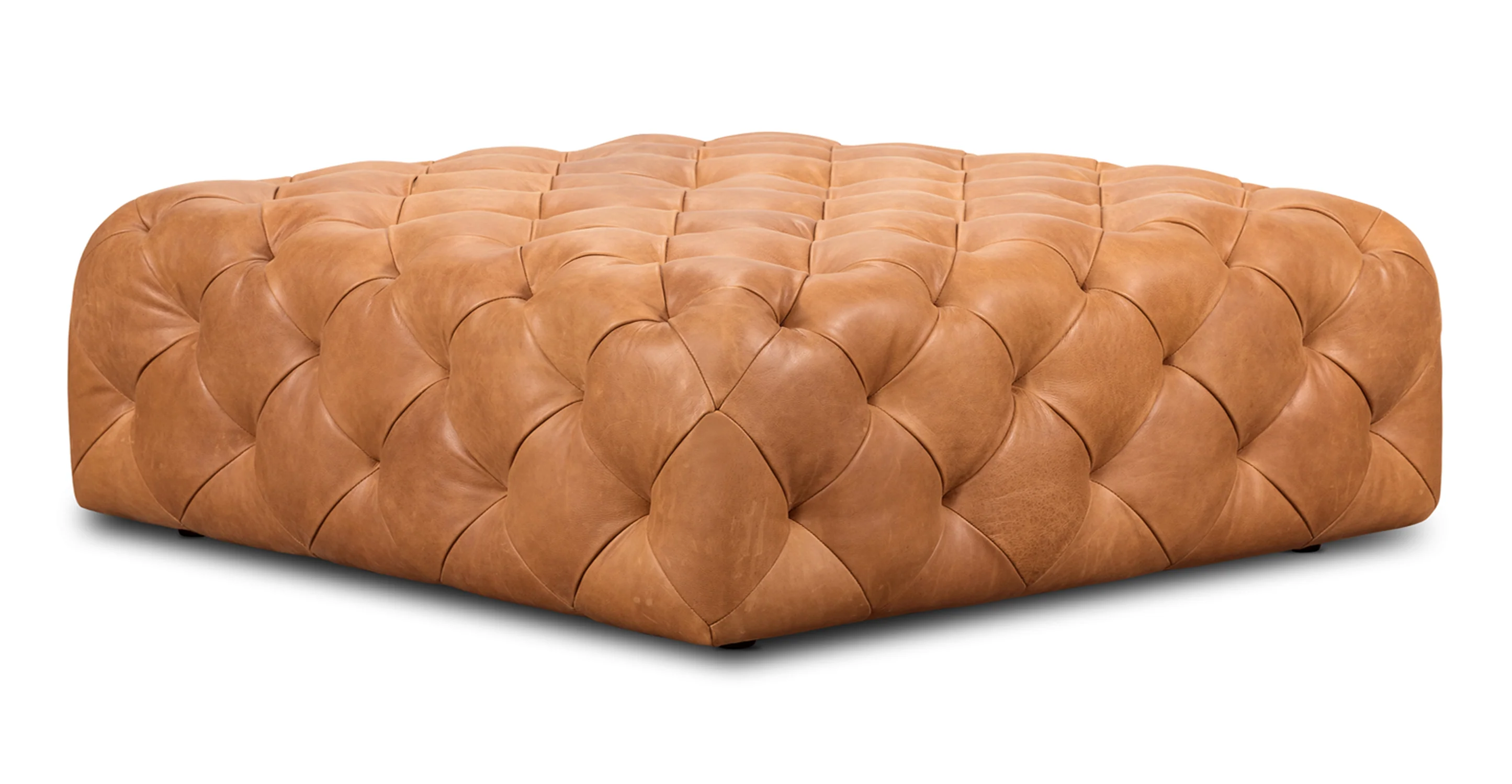 Turin Leather Ottoman - Image 18