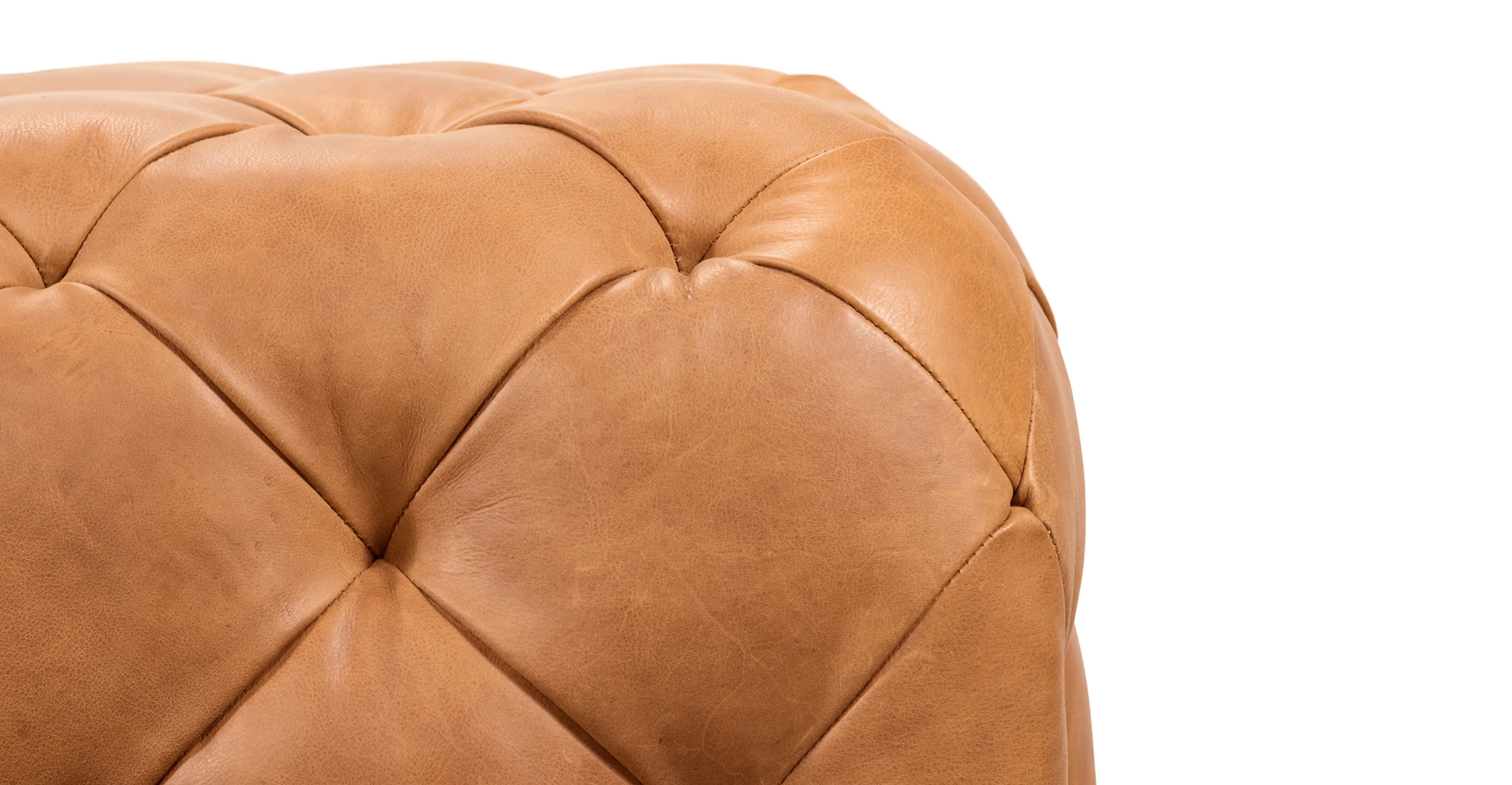 Turin Leather Ottoman - Image 20