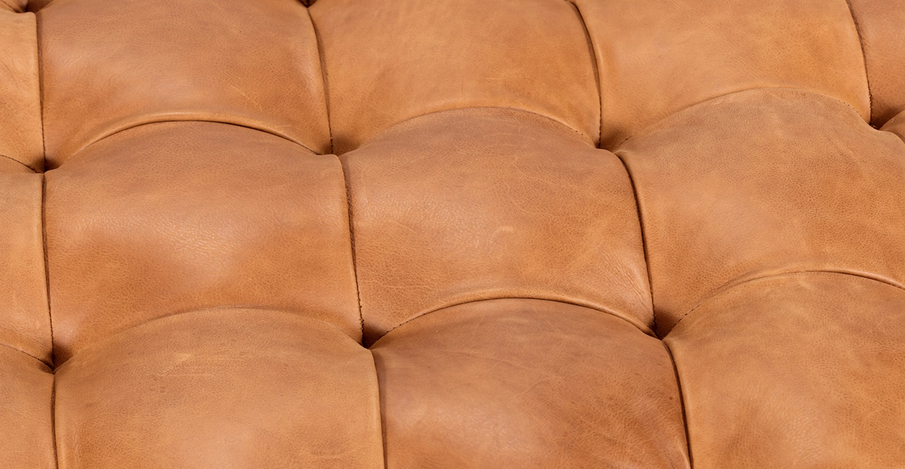 Turin Leather Ottoman - Image 24