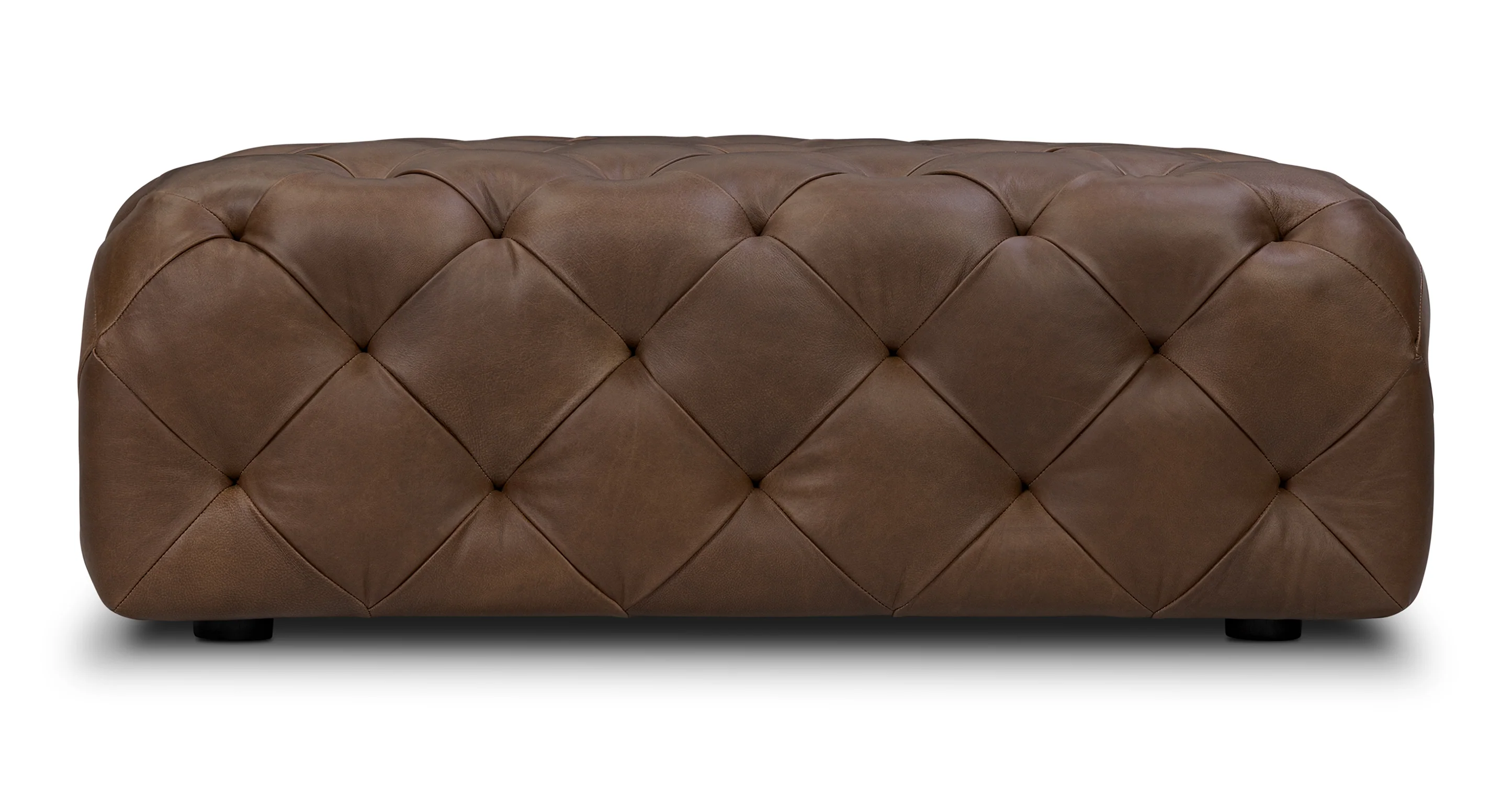 Turin Leather Ottoman - Image 33