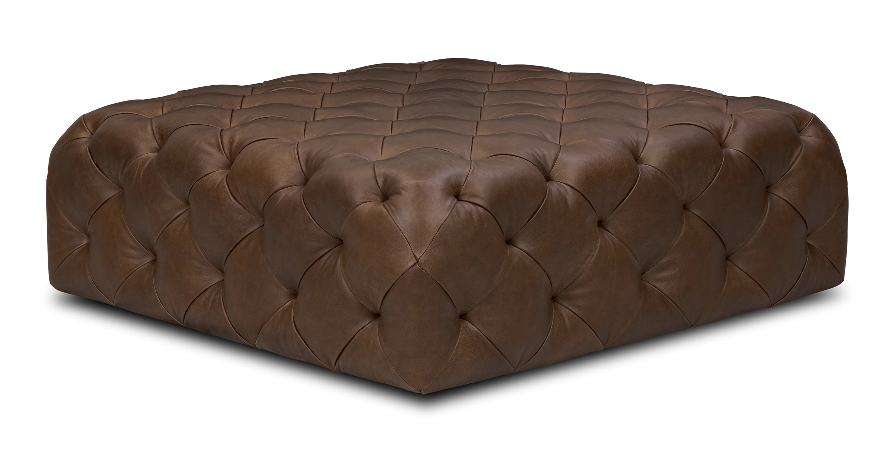 Turin Leather Ottoman - Image 34