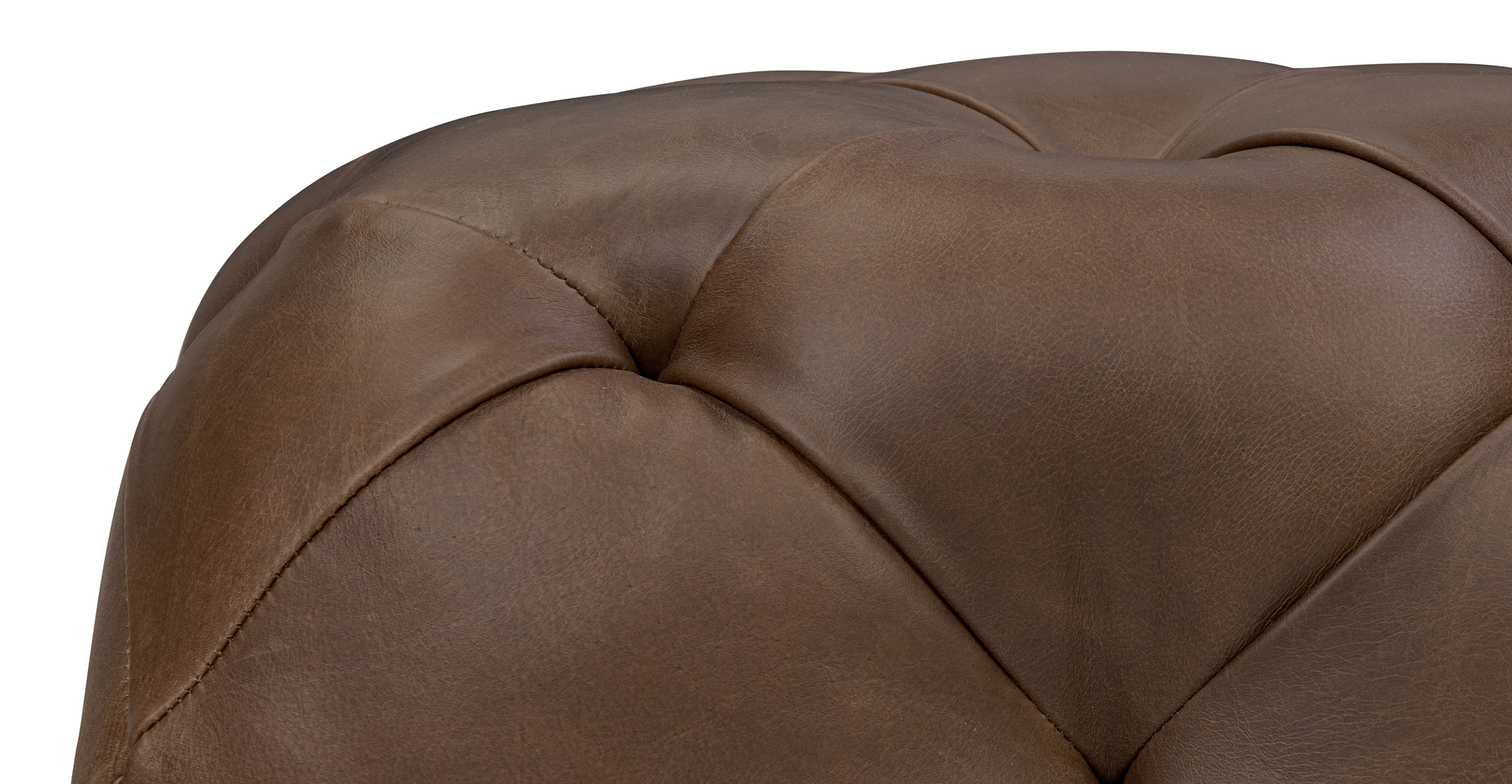 Turin Leather Ottoman - Image 40