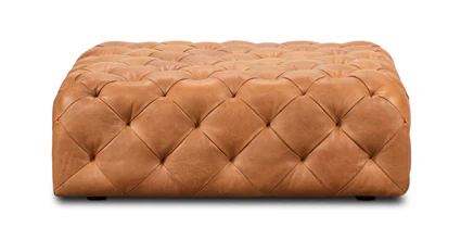 Turin Leather Ottoman - Image 48