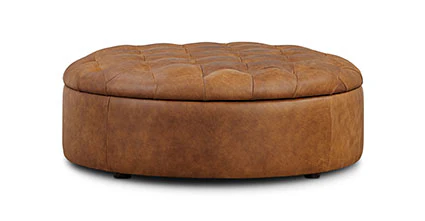 Zahra Leather Storage Ottoman - Image 28