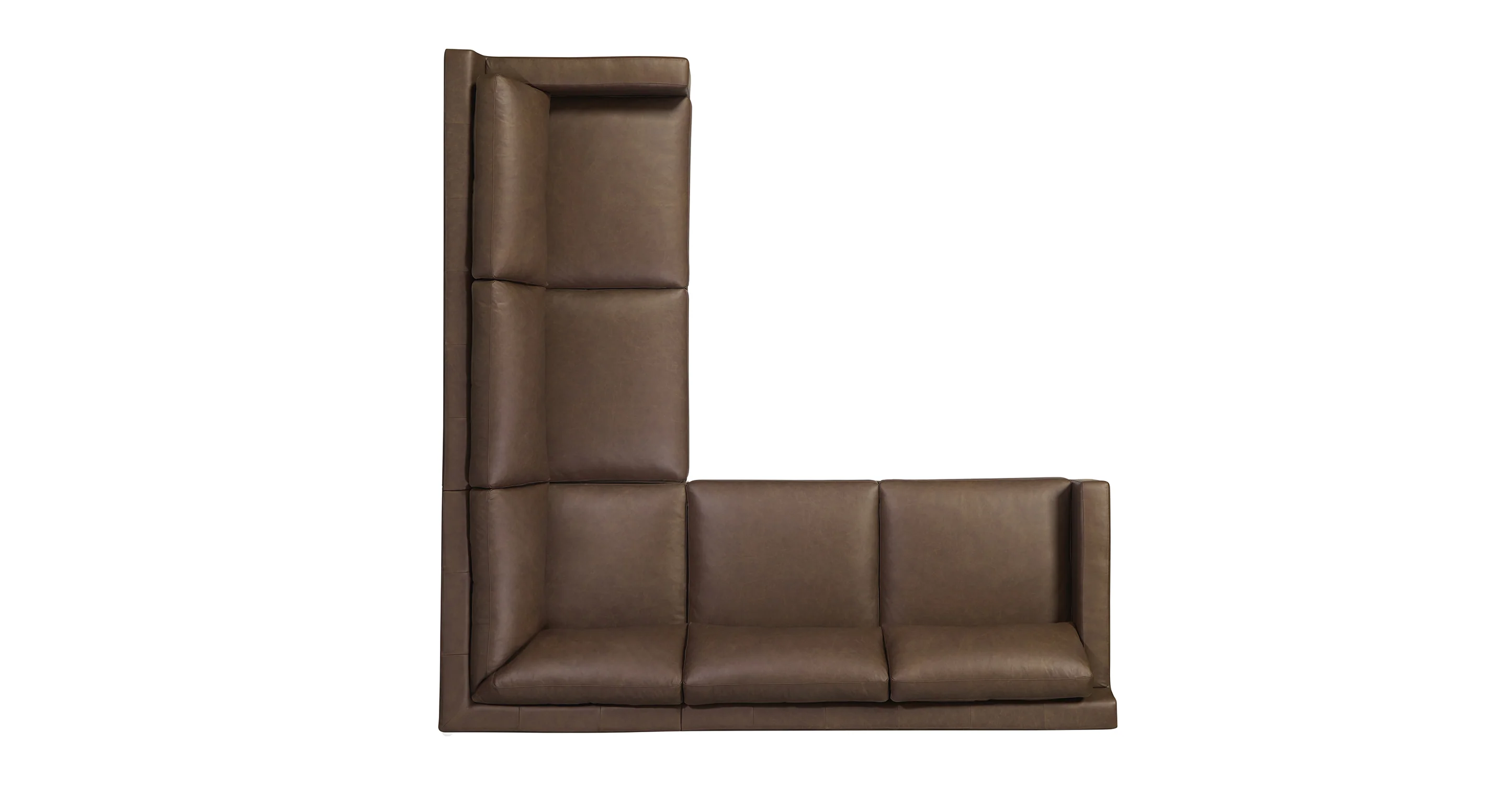 Zyon 116" Leather Corner Sectional - Image 31