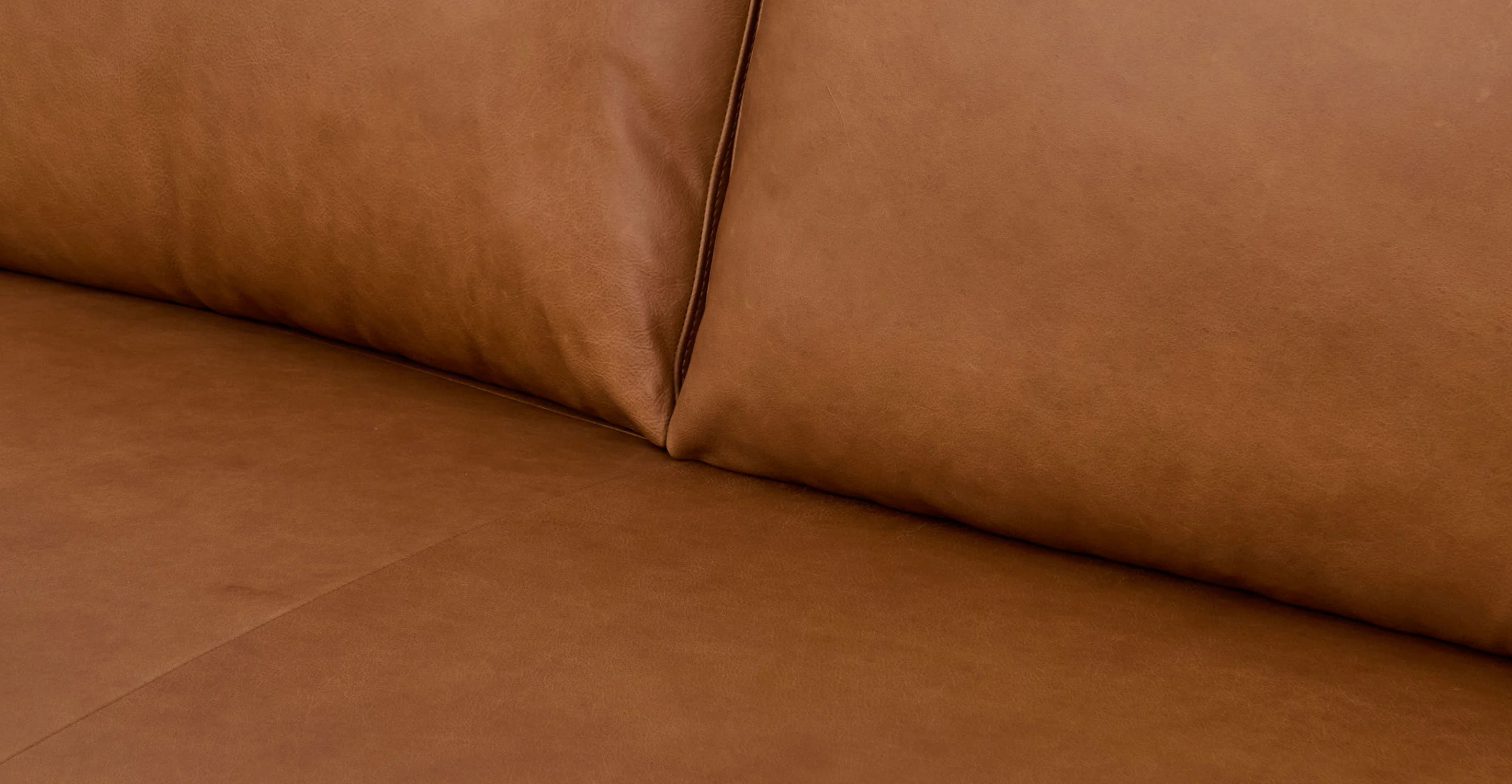 Zyon Leather Right-Facing Bumper Chaise Sectional - Image 11